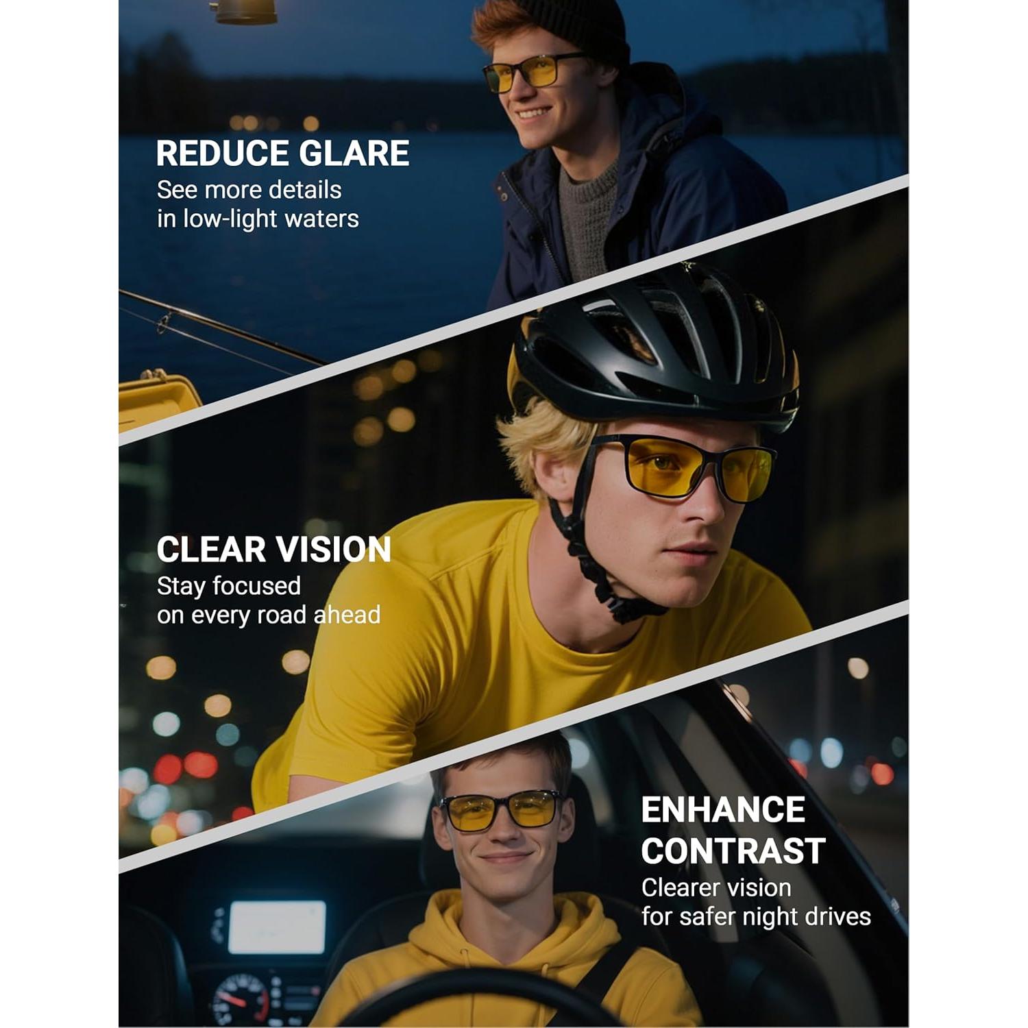 Gafas de Bloqueo Luz Azul TIJN Unisex con Lentes Anti-Reflejo