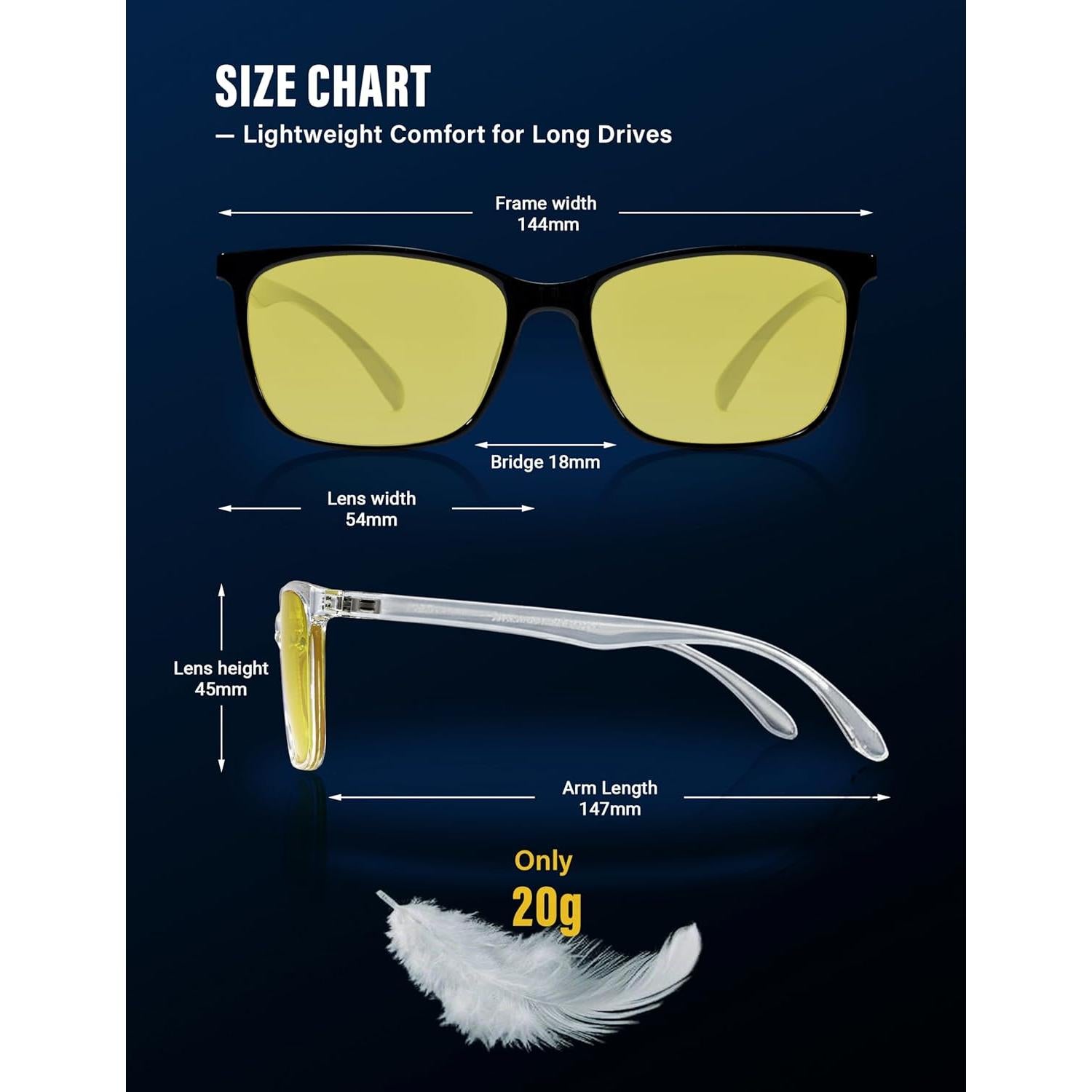 Gafas de Bloqueo Luz Azul TIJN Unisex con Lentes Anti-Reflejo