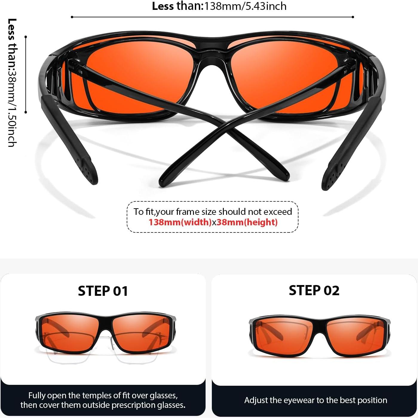 Gafas Anti Luz Azul VIEWBETTER VB0311 Naranja Ámbar Unisex