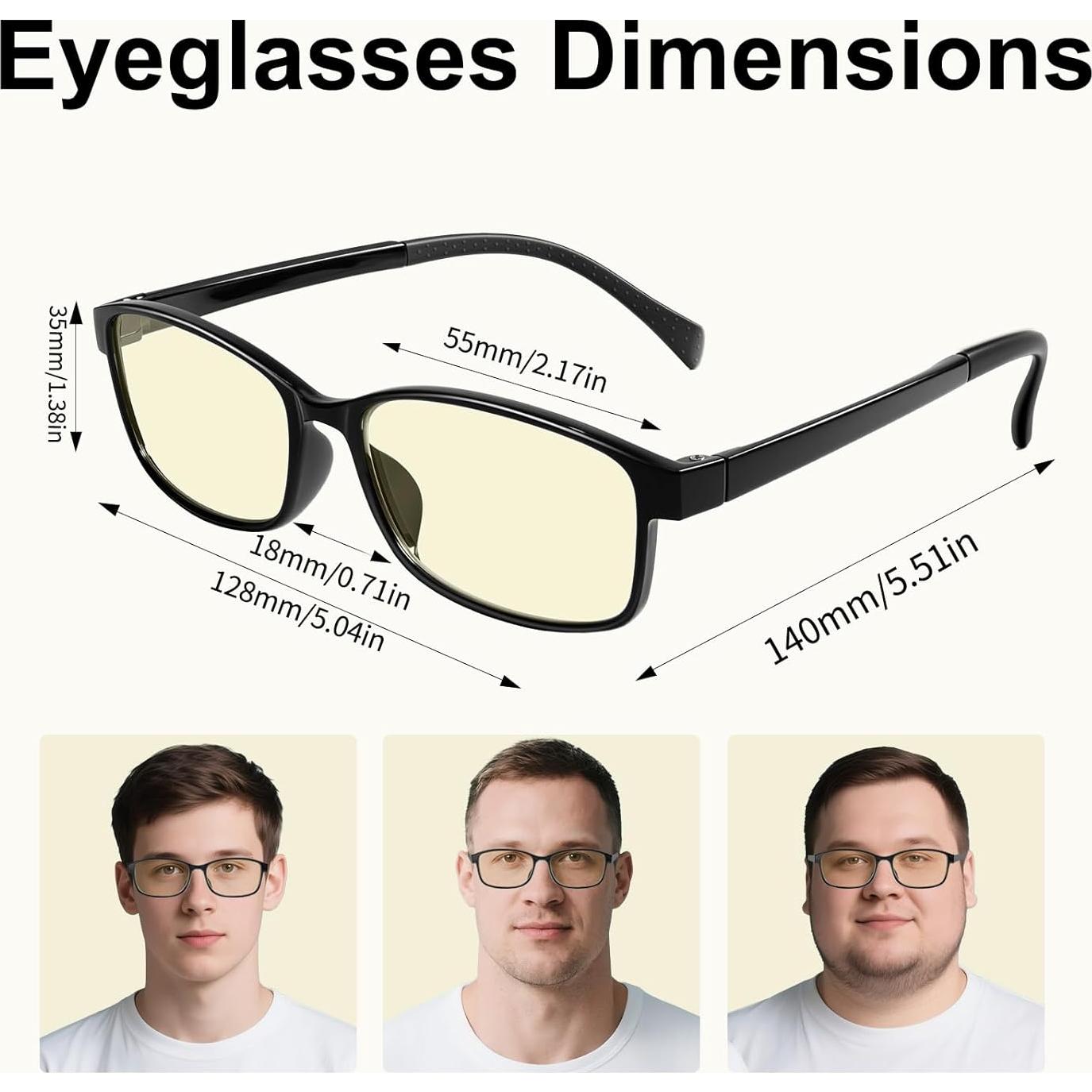 Gafas bloqueadoras de luz azul CYBNOTA HD, anti fatiga ocular