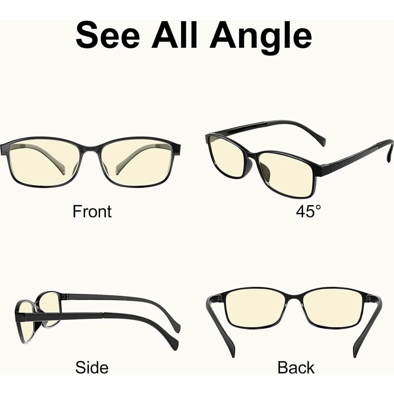 Gafas bloqueadoras de luz azul CYBNOTA HD, anti fatiga ocular