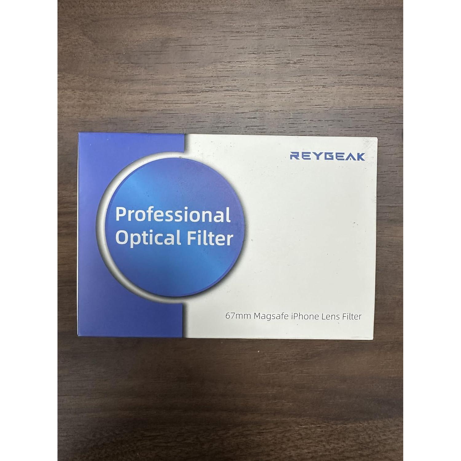 Filtro CPL REYGEAK 67mm para iPhone 16/15/14/13/12 Pro Max