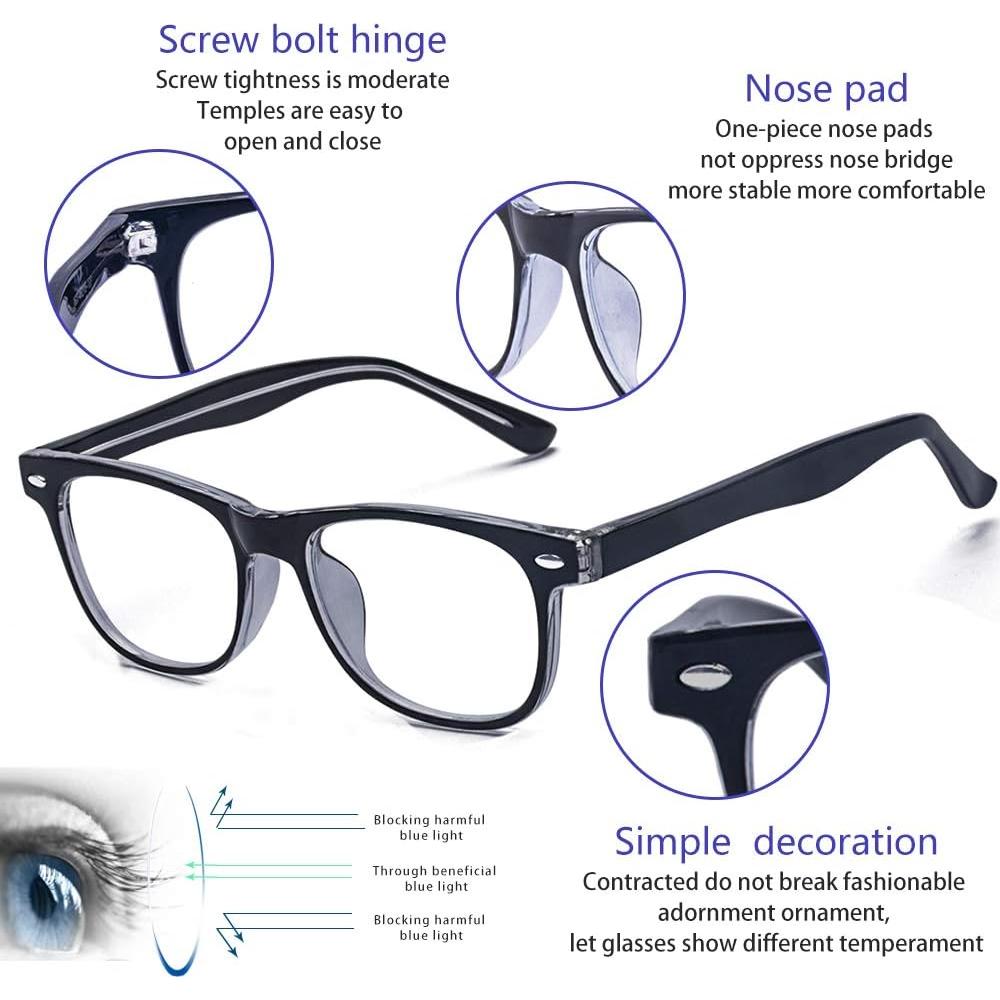 Gafas bloqueadoras de luz azul ALWAYSUV para niños 3-12 años