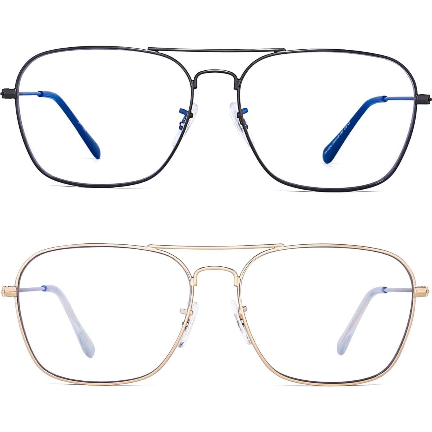 Gafas de Lectura Aviador JM para Mujeres - Bloqueo Luz Azul 1.0x