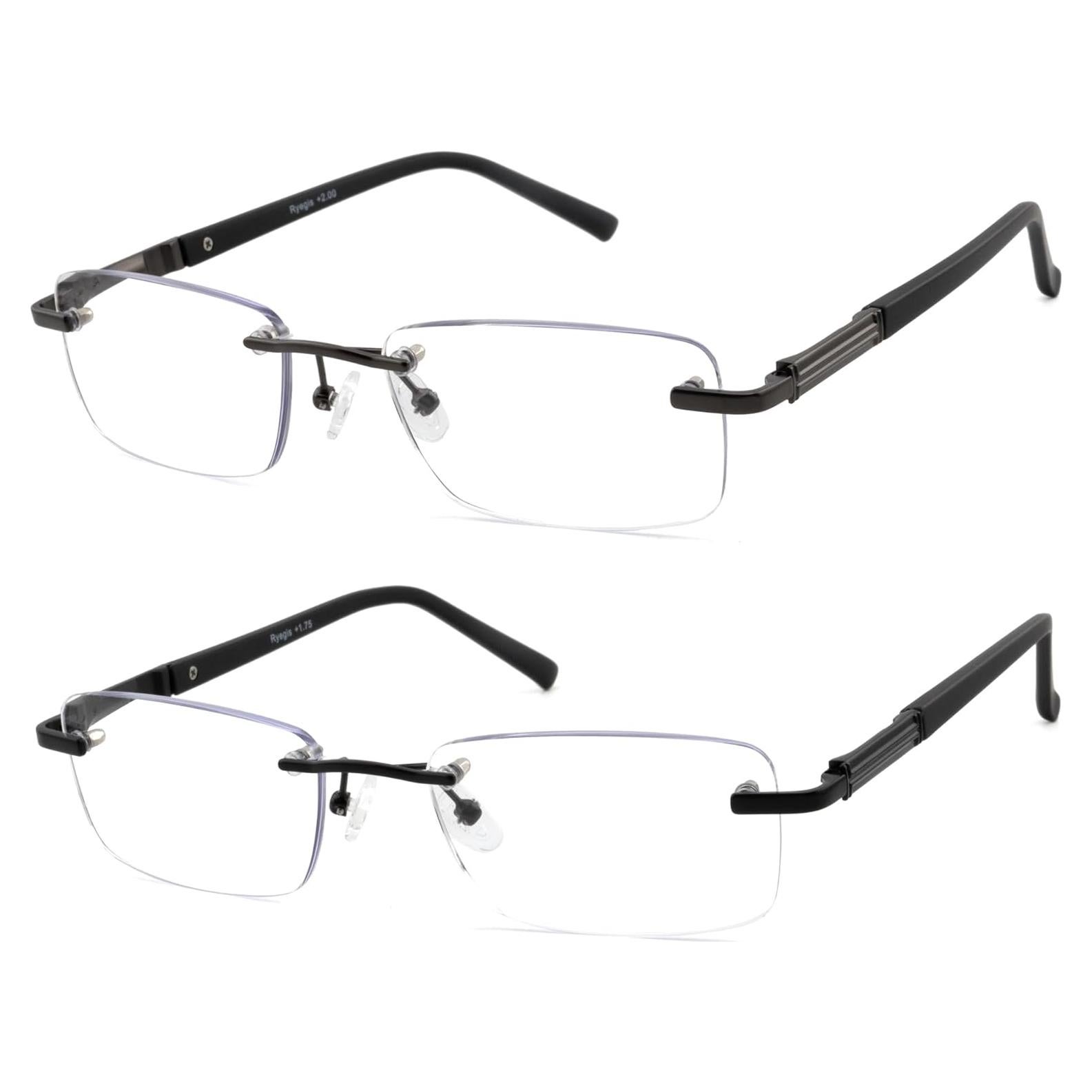 Pack 2 Lentes de Lectura Sin Montura 2.5x Filtro Luz Azul