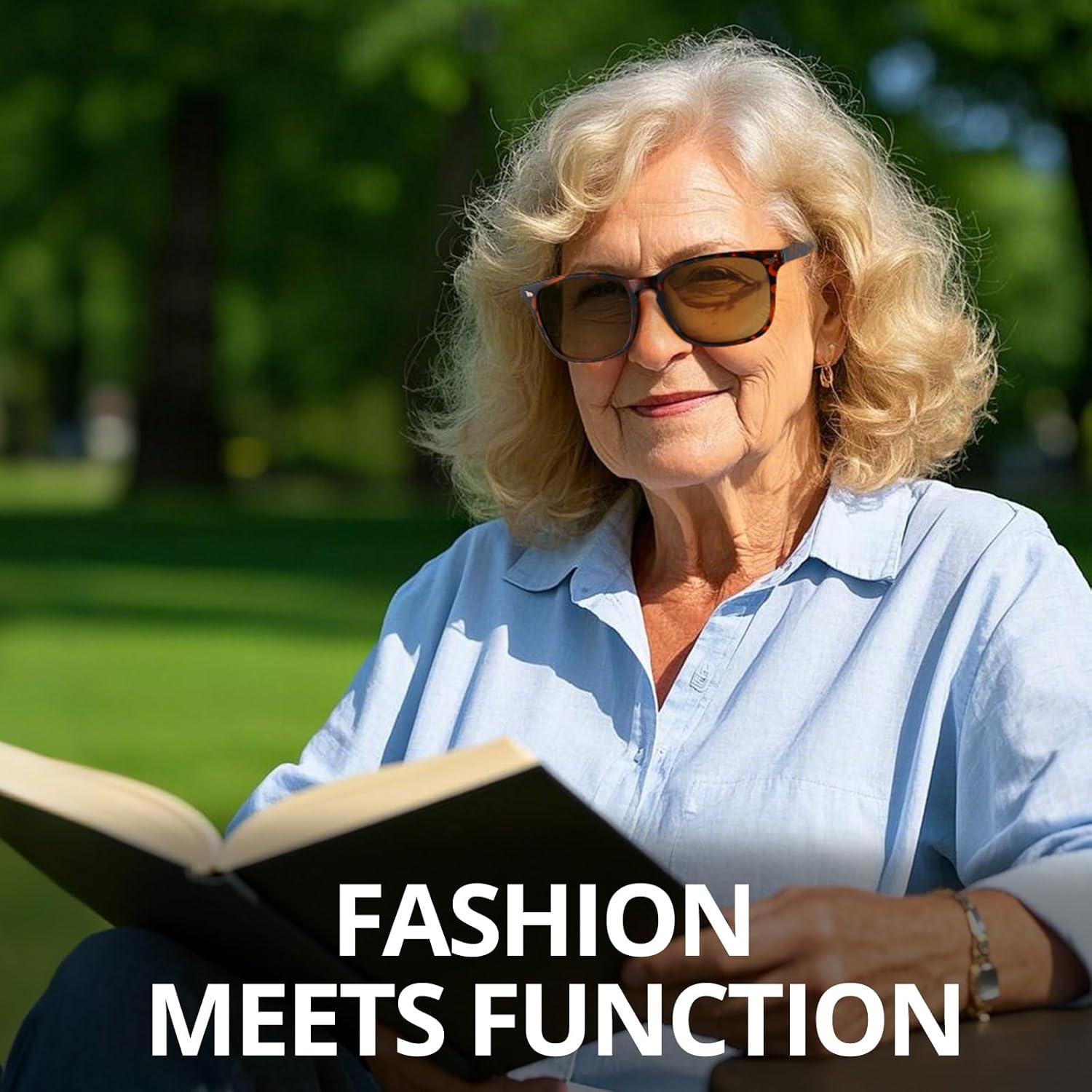 Gafas de Sol Lectoras Viewbetter UV400 Unisex Marco Leopardo 2.5x