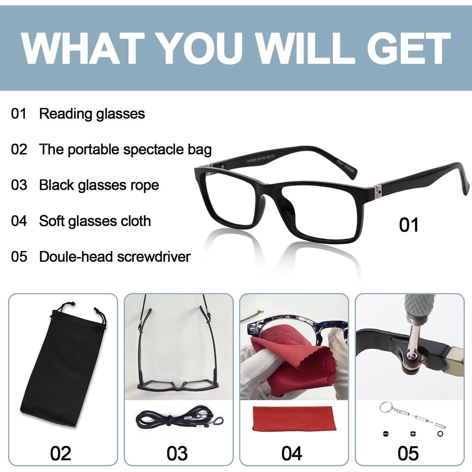 Gafas Bifocales de Lectura OCCI CHIARI para Hombres 2.5x