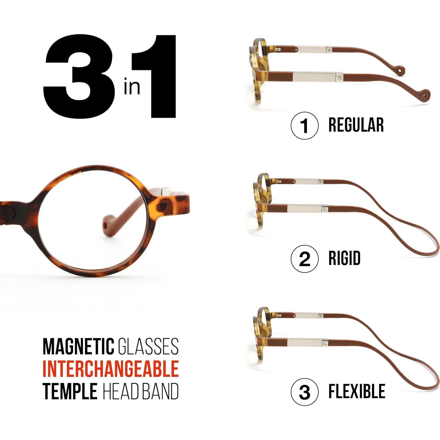 Gafas de lectura DIDINSKY DIKRIK DALI con imanes y filtro azul