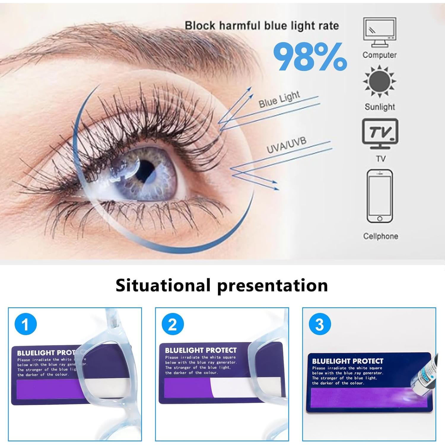 Gafas de Lectura KoKoBin para Mujeres - Bloqueo Luz Azul - 2 Paquetes