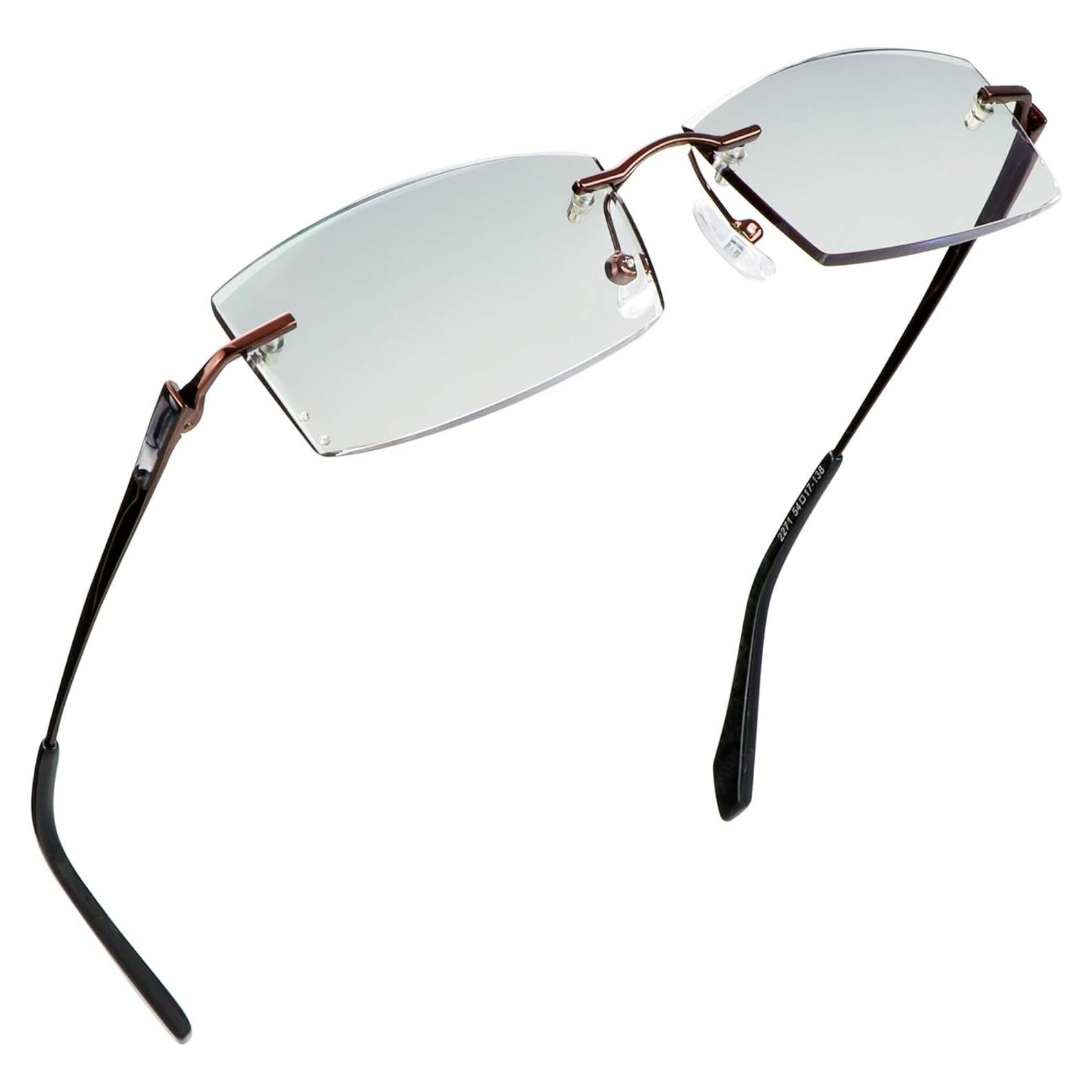 Gafas de bloqueo de luz azul LifeArt, marco sin montura +3.00