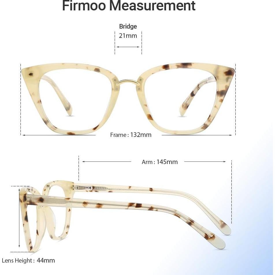 Gafas de luz azul Firmoo Vintage Cateye para mujeres - Acetato