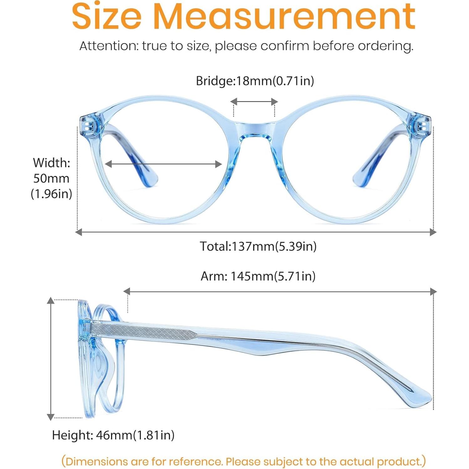 Gafas de luz azul Cyxus TR90 grandes para computadora 8018