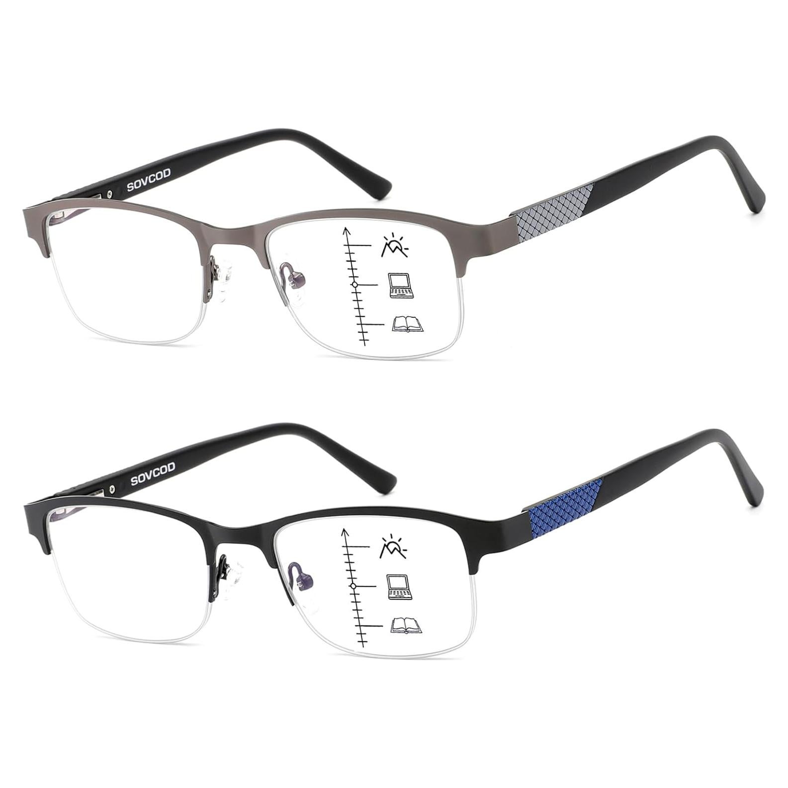 Gafas de Lectura Multifocales Progresivas SOVCOD 2 Paquetes