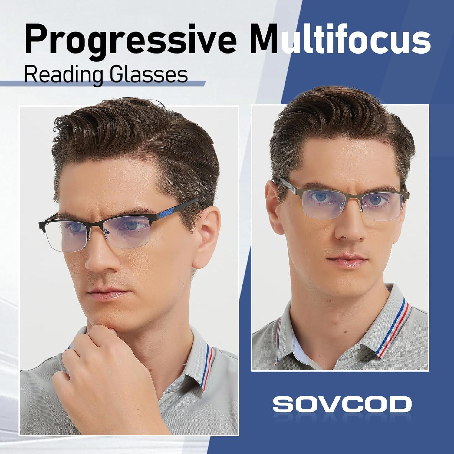 Gafas de Lectura Multifocales Progresivas SOVCOD 2 Paquetes