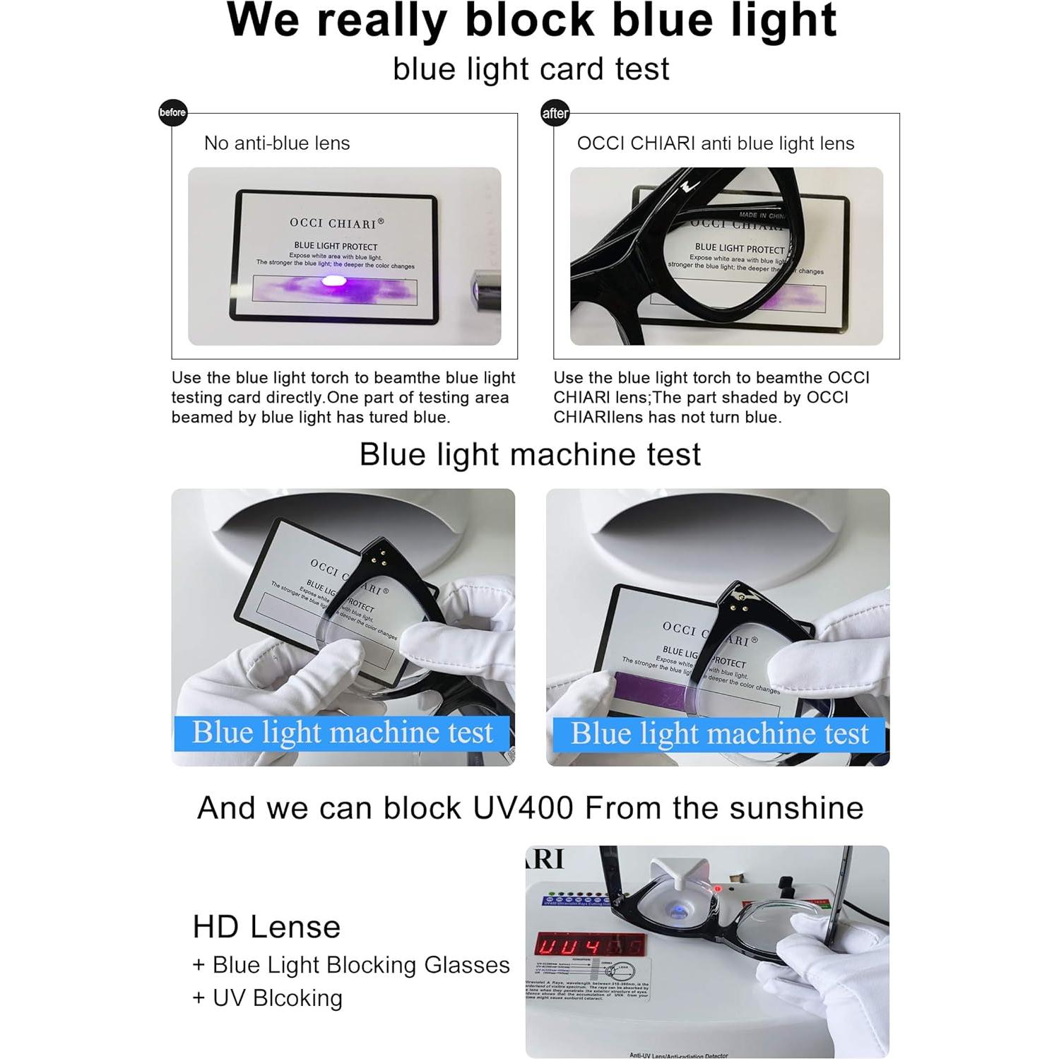 Gafas de lectura OCCI CHIARI para mujeres con filtro luz azul