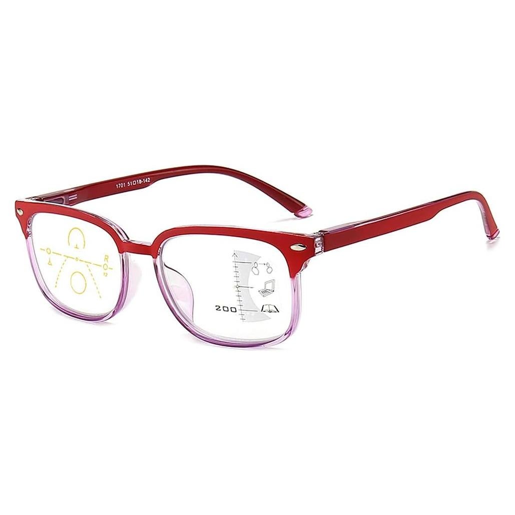 Gafas de lectura multifocal progresivas unisex 2.0X bloqueo luz azul