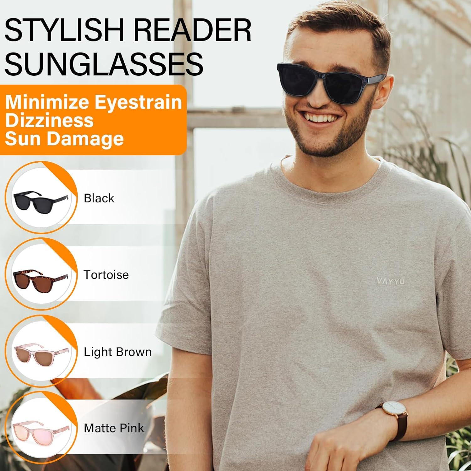 Gafas de sol ZESAKER unisex con lentes completos UV400 1.5x