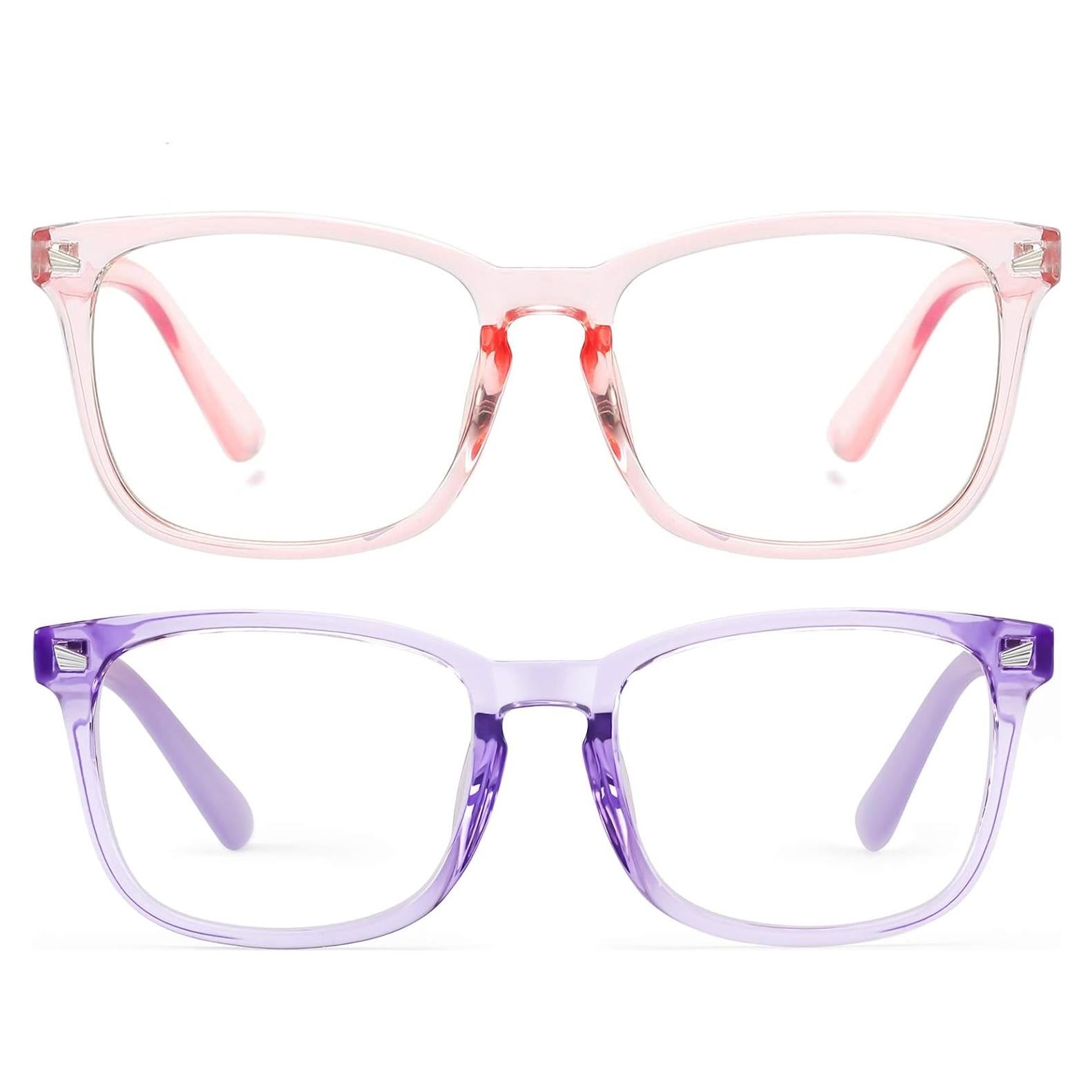 Gafas Bloqueadoras de Luz Azul KUGUAOK 2 Pack Niños 4-12 Años