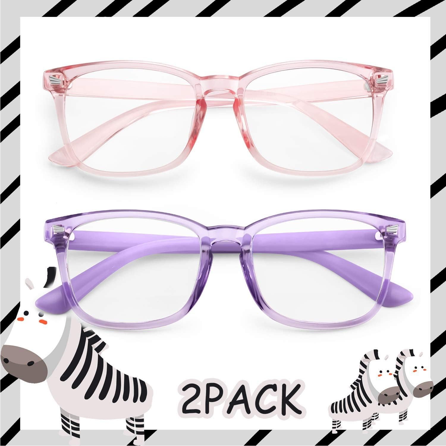 Gafas Bloqueadoras de Luz Azul KUGUAOK 2 Pack Niños 4-12 Años