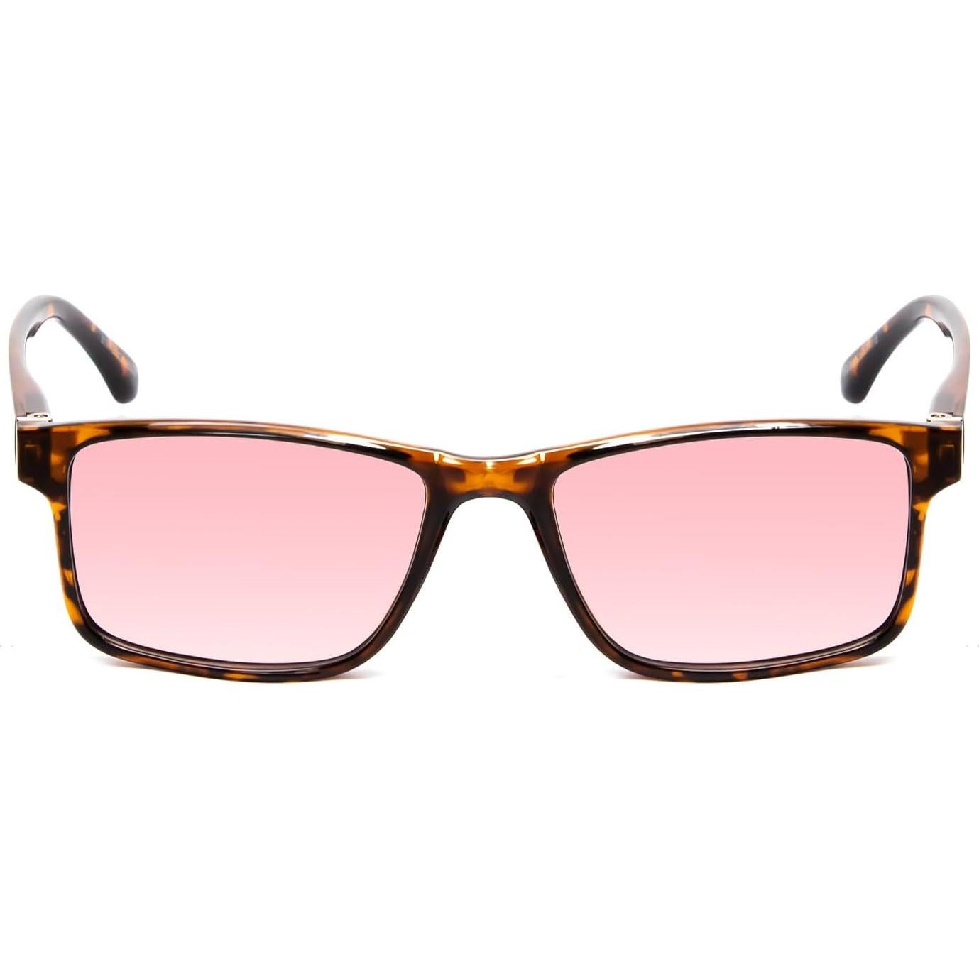 Gafas de lectura Medspex FL-41 rosa +0.50 para fotofobia