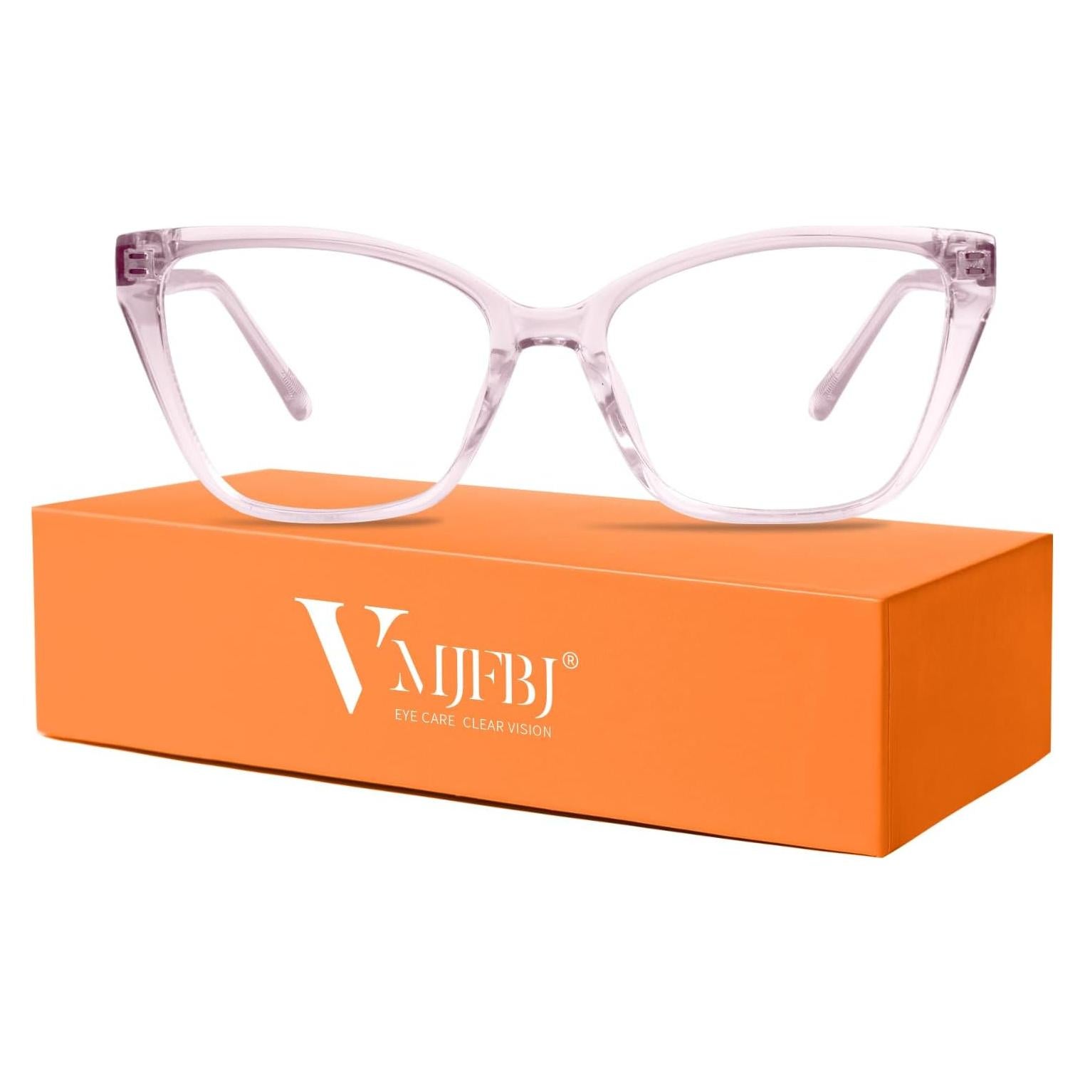 Gafas de Luz Azul para Mujer VMJFB Ojo de Gato Rosa TR90