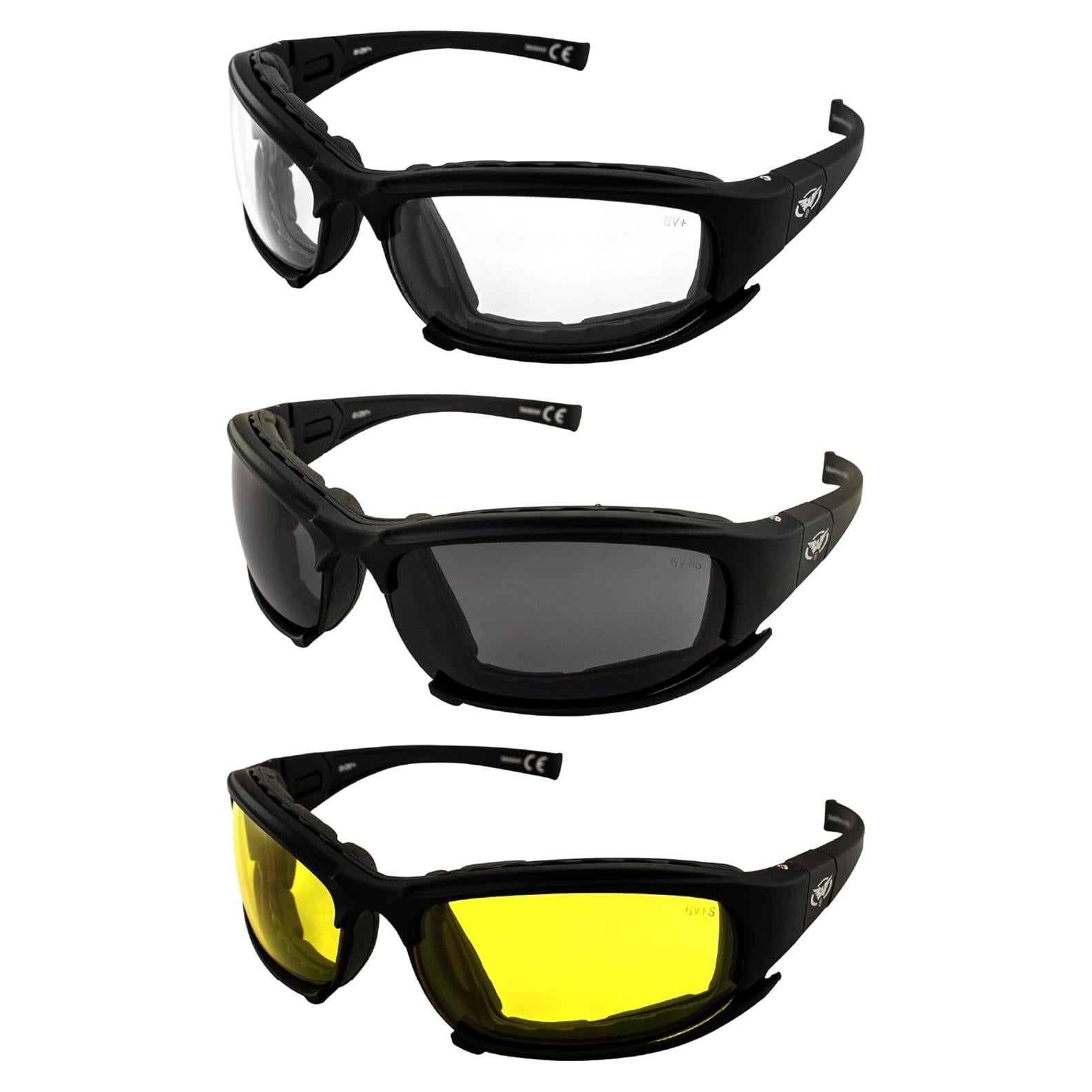 Gafas de sol Global Vision Assault para motocicleta - ANSI Z87.1