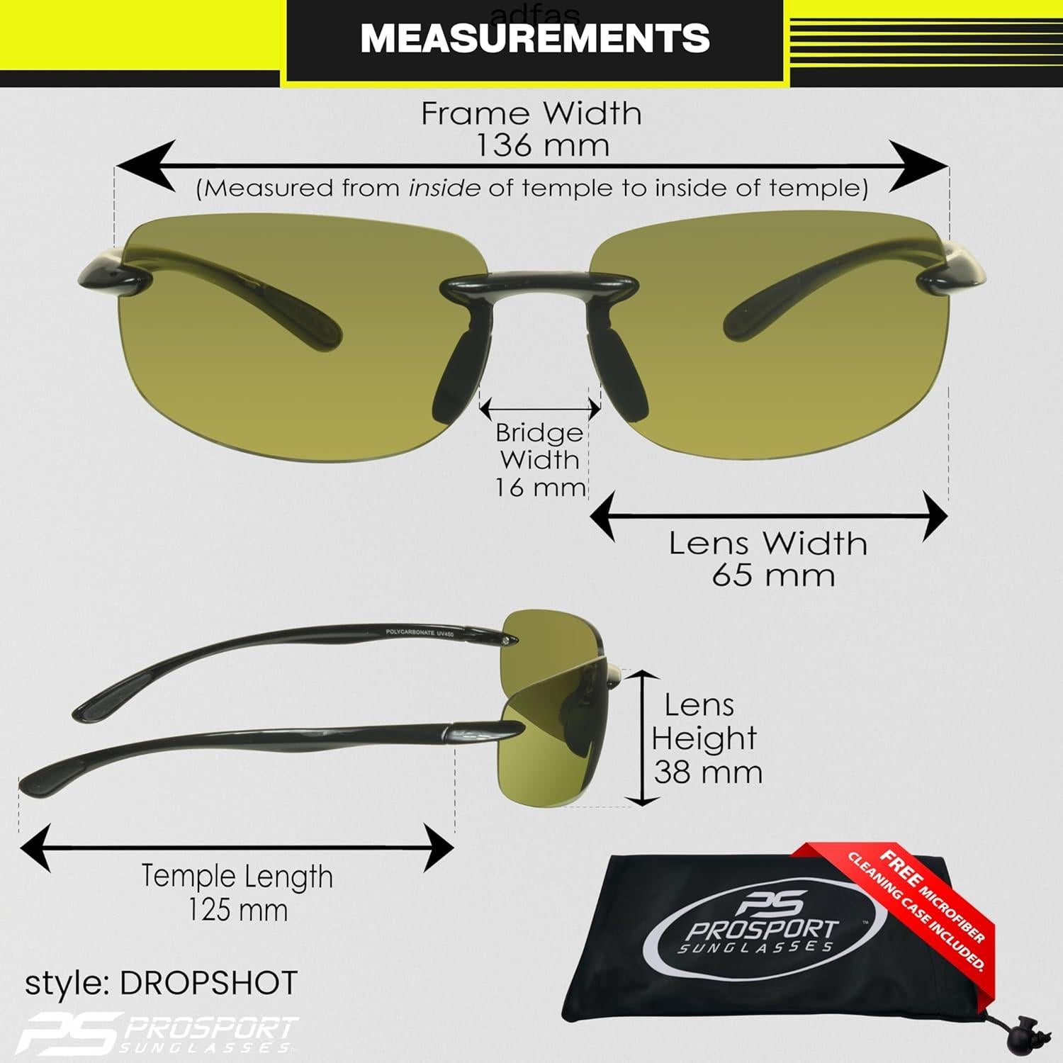 Gafas de sol deportivas proSPORT Dropshot 8209 UV400 HD