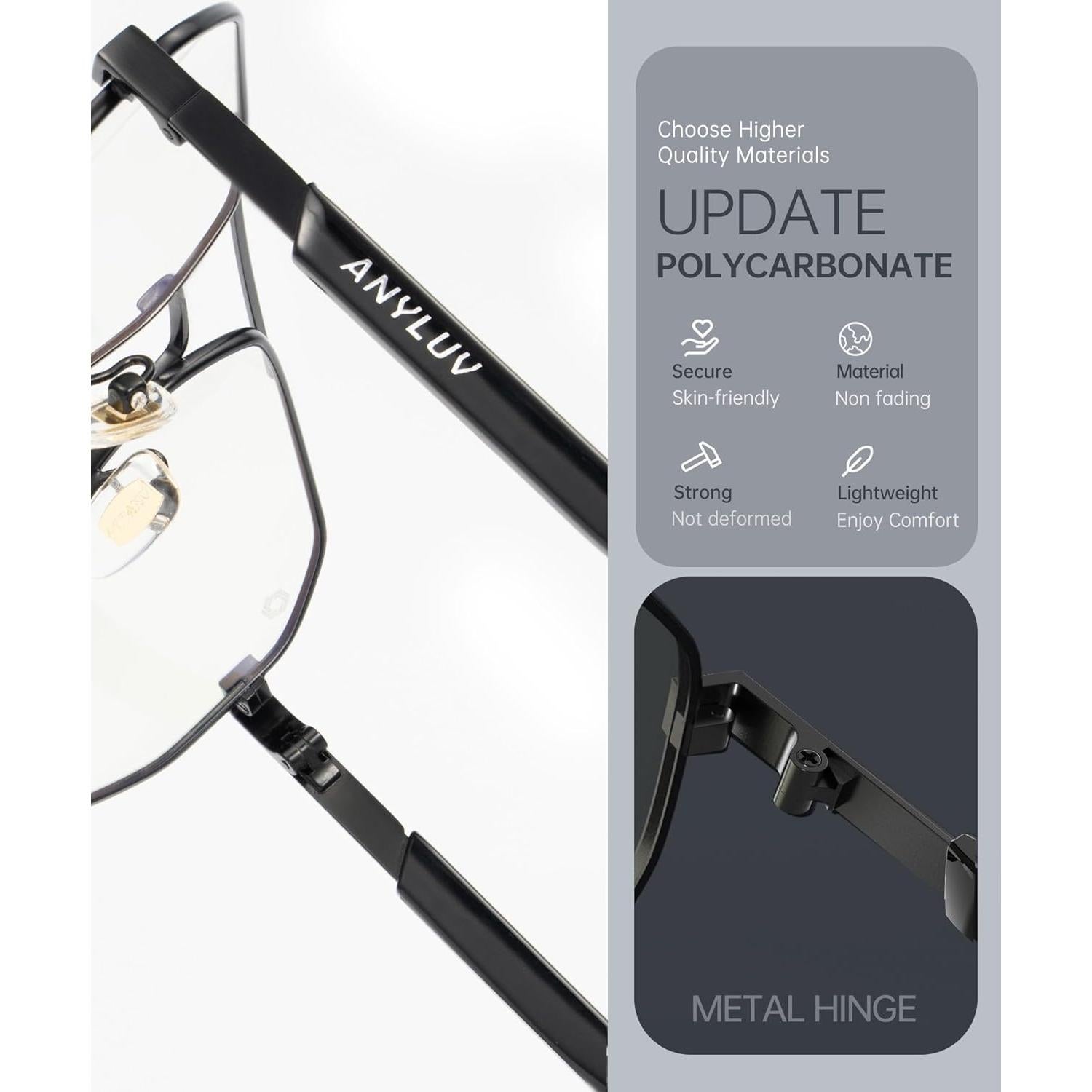 Gafas de Luz Azul ANYLUV para Hombre y Mujer - Modelo 135