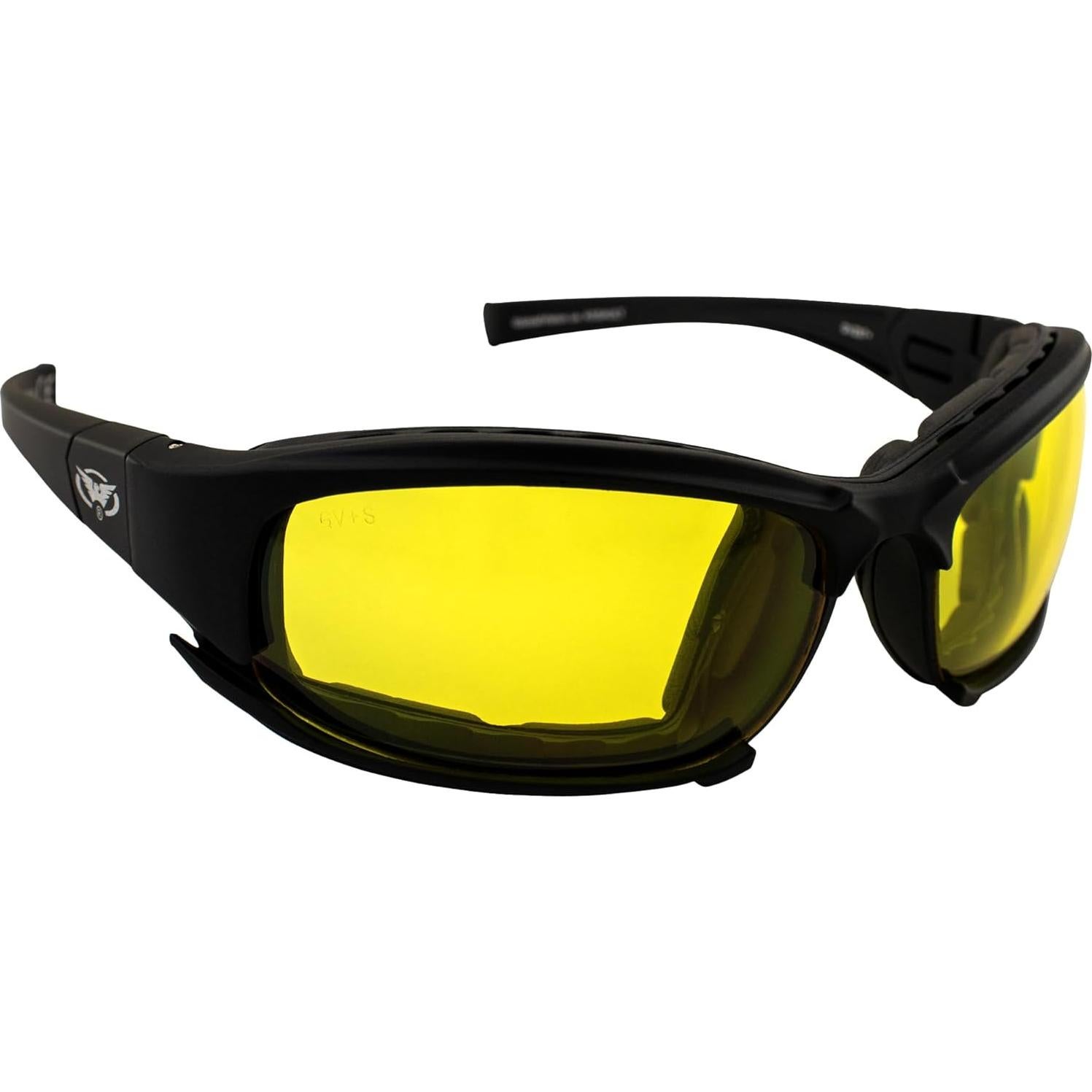 Gafas de sol Global Vision Assault con lentes amarillas UV400