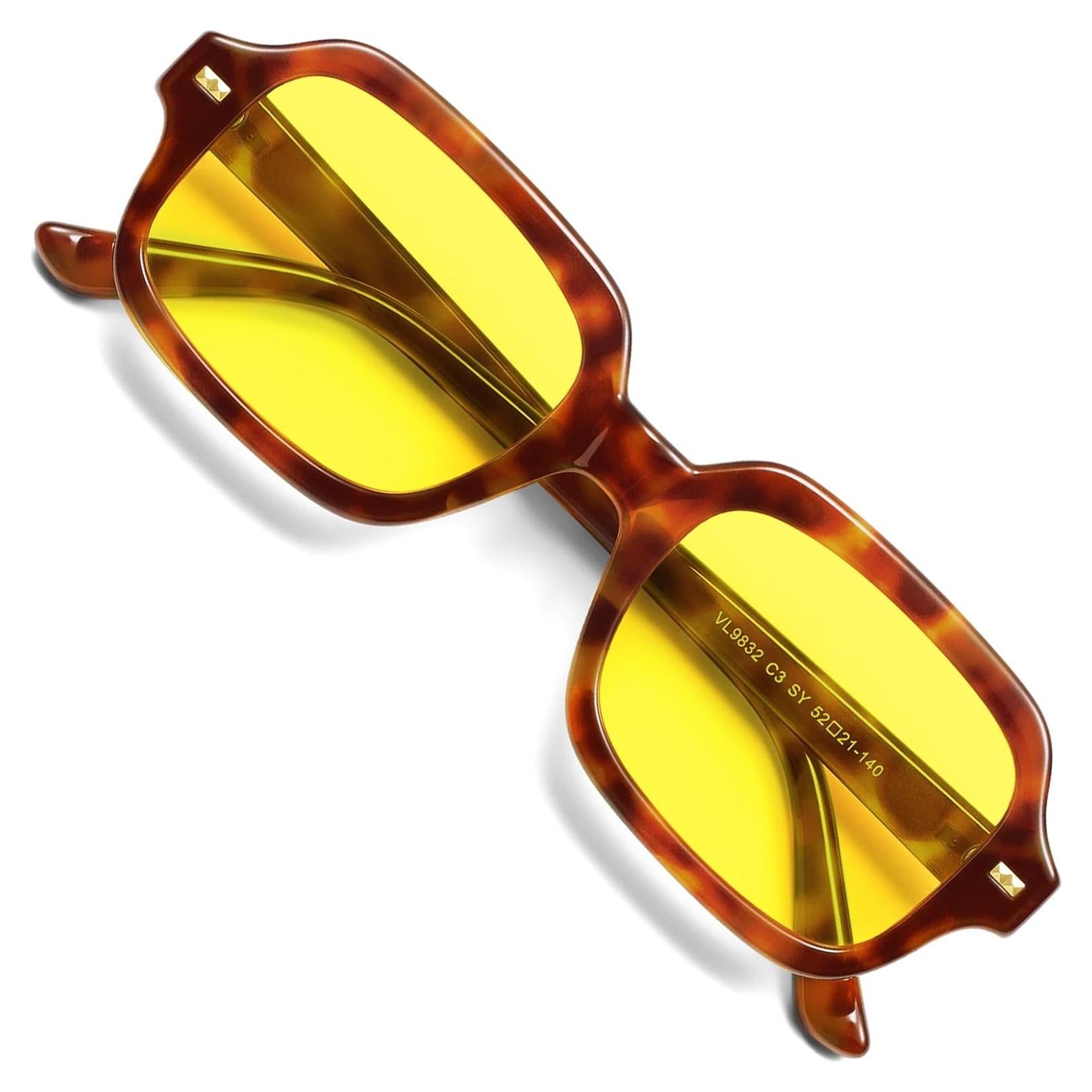 Gafas de sol polarizadas VL9832 unisex retro cuadradas