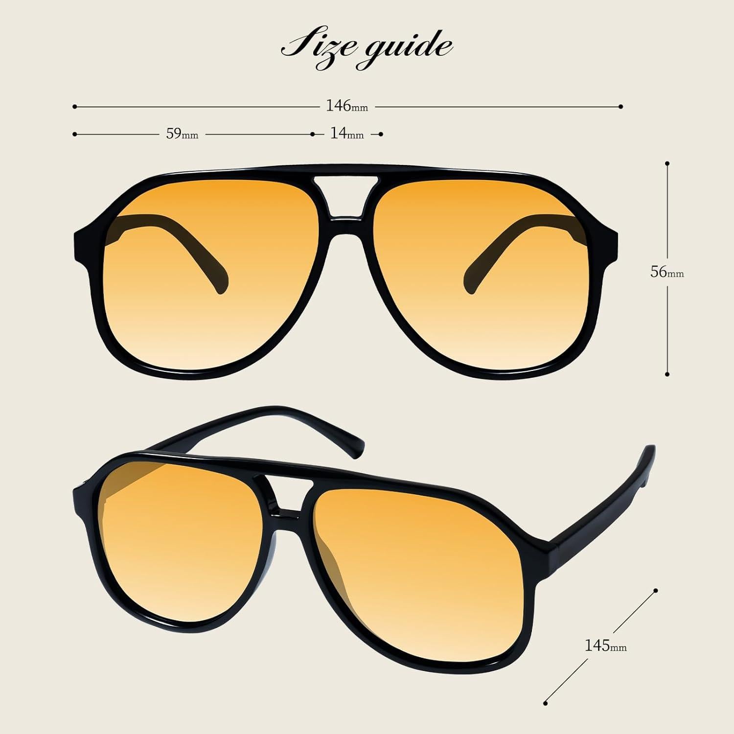 Gafas de Sol Retro Aviador Mosanana UV400 MS52481 - Unisex