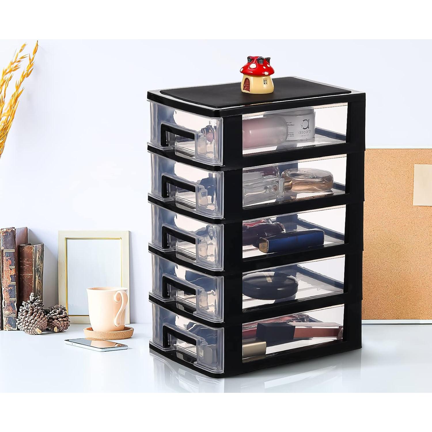 Organizador de Cajones de Plástico Toyvian 5 Capas 21x15x31cm