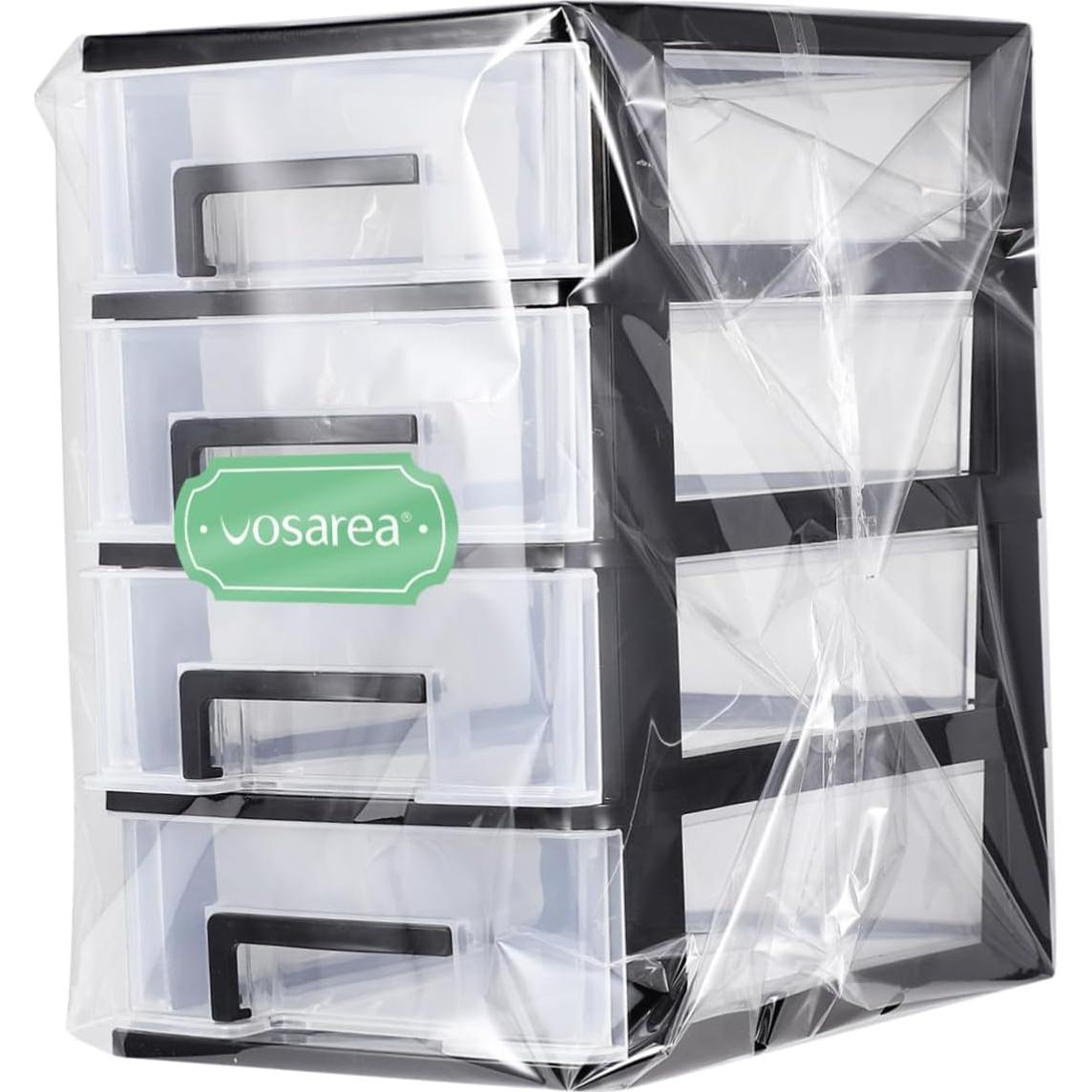 Organizador de Escritorio SEWACC 4 Cajones Plástico Transparente