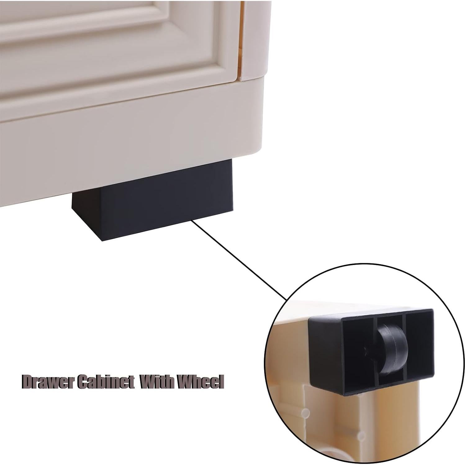 Cajonera de Plástico Gdrasuya10 con 6 Cajones Rosa 101.6 cm