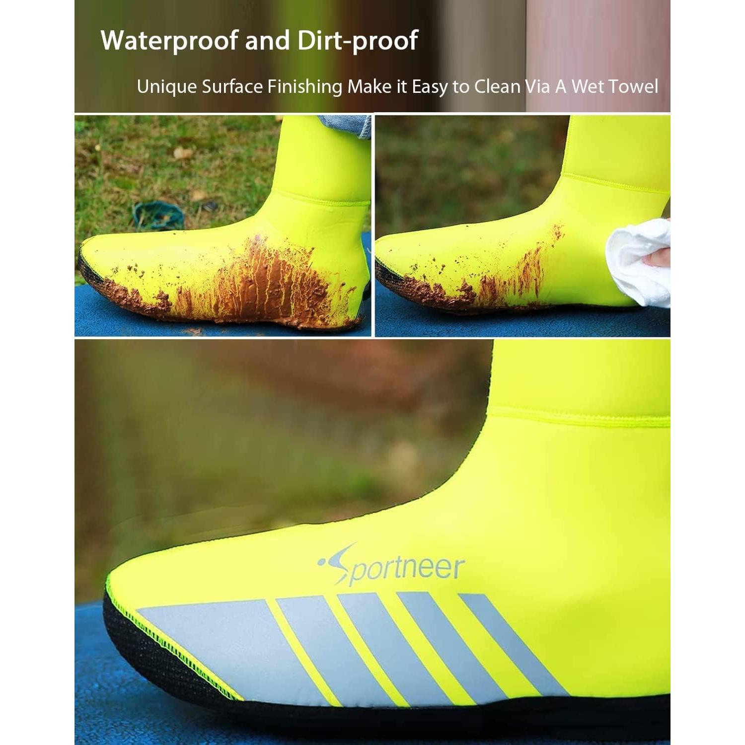 Cubiertas de Zapatos Sportneer Neopreno Impermeables XL