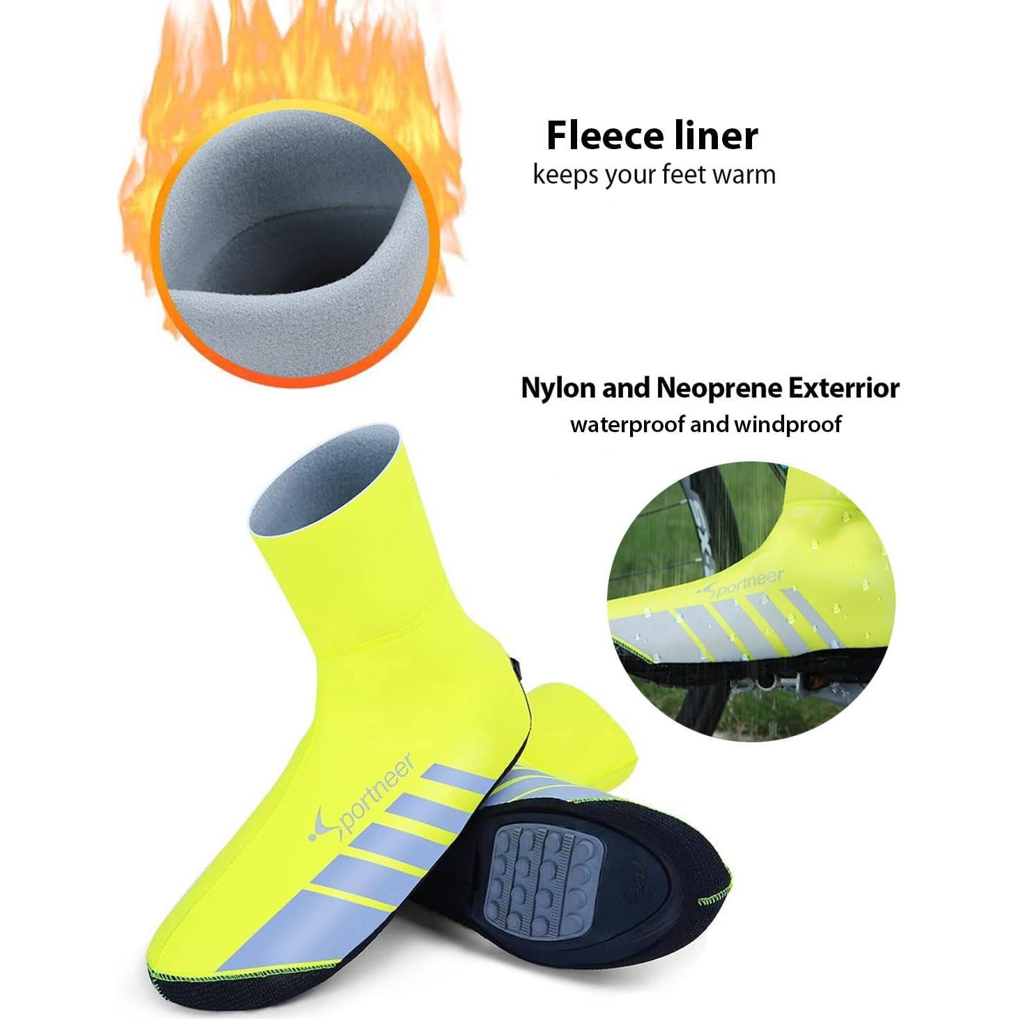 Cubiertas de Zapatos Sportneer Neopreno Impermeables XL