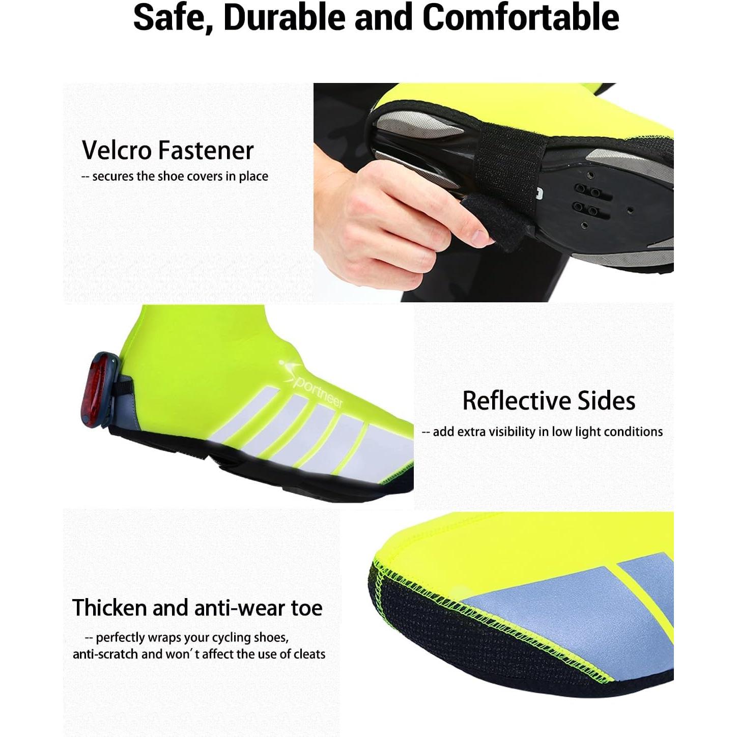 Cubiertas de Zapatos Sportneer Neopreno Impermeables XL