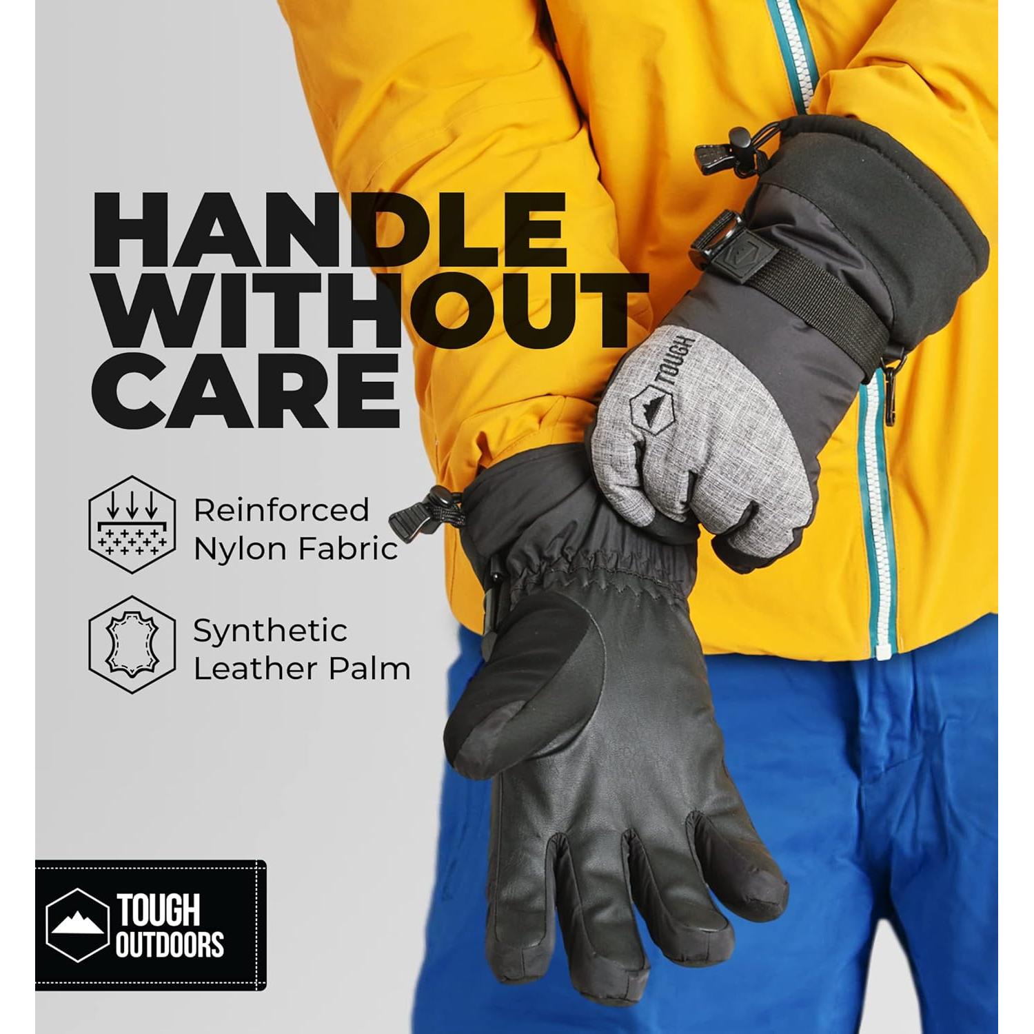 Guantes de Nieve Tough Outdoors Impermeables y Aislados