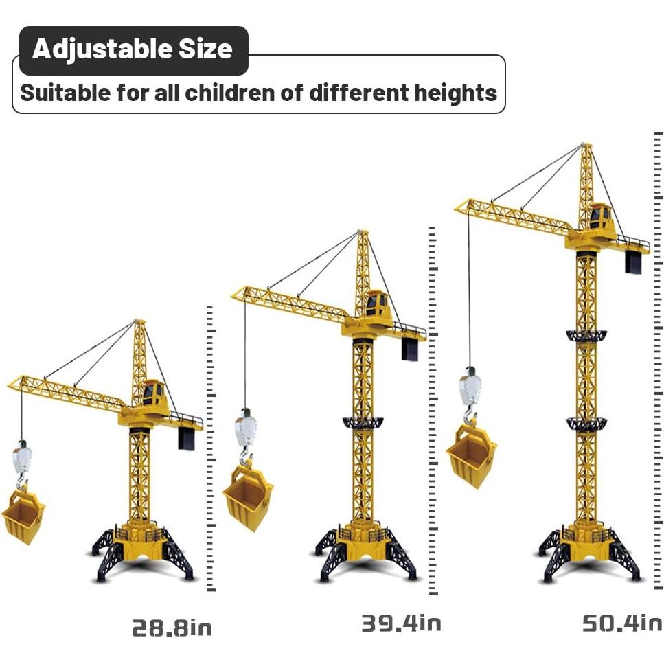 Grúa RC Mini Tudou 128 cm Control Remoto 2.4GHz Educativa