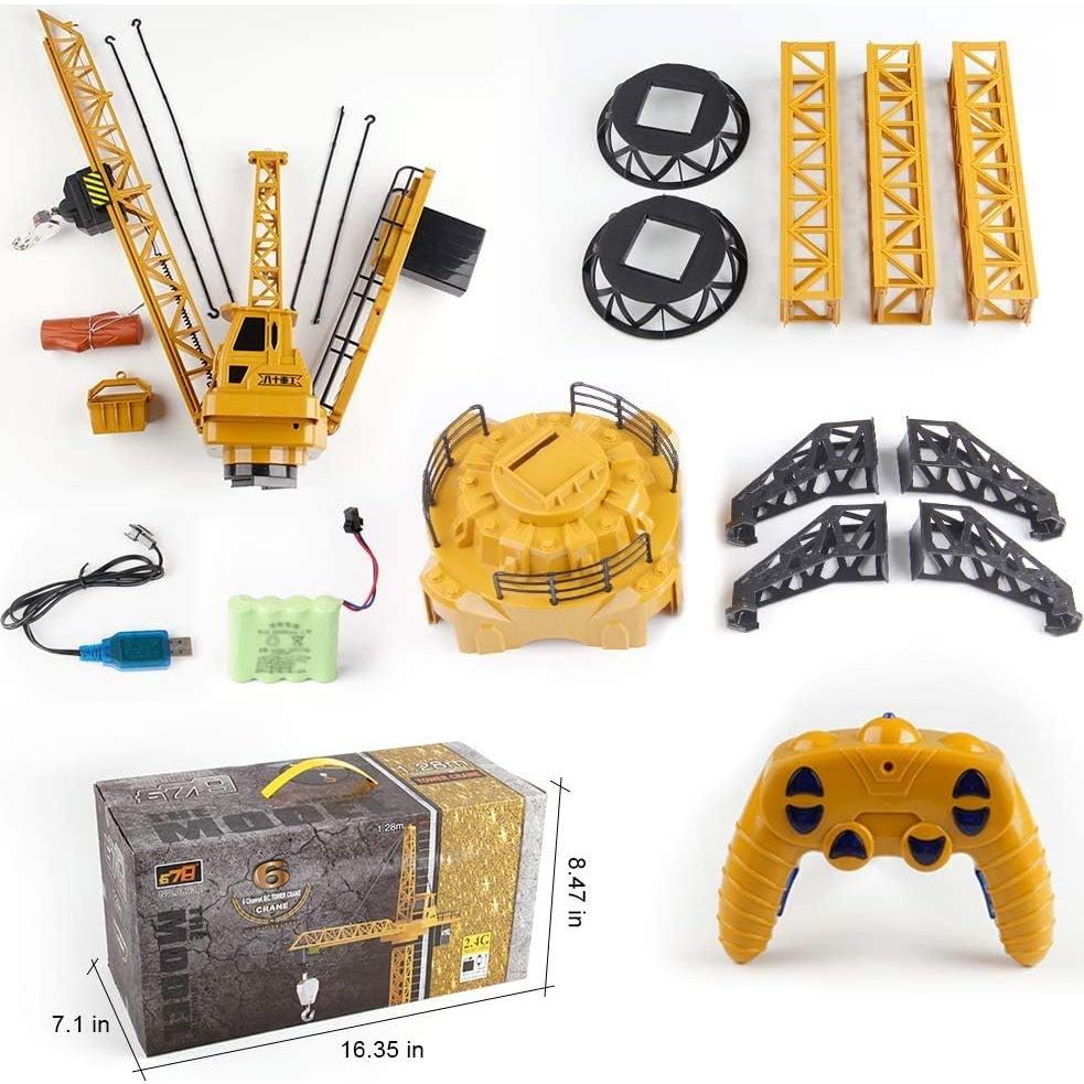 Grúa RC Mini Tudou 128 cm Control Remoto 2.4GHz Educativa