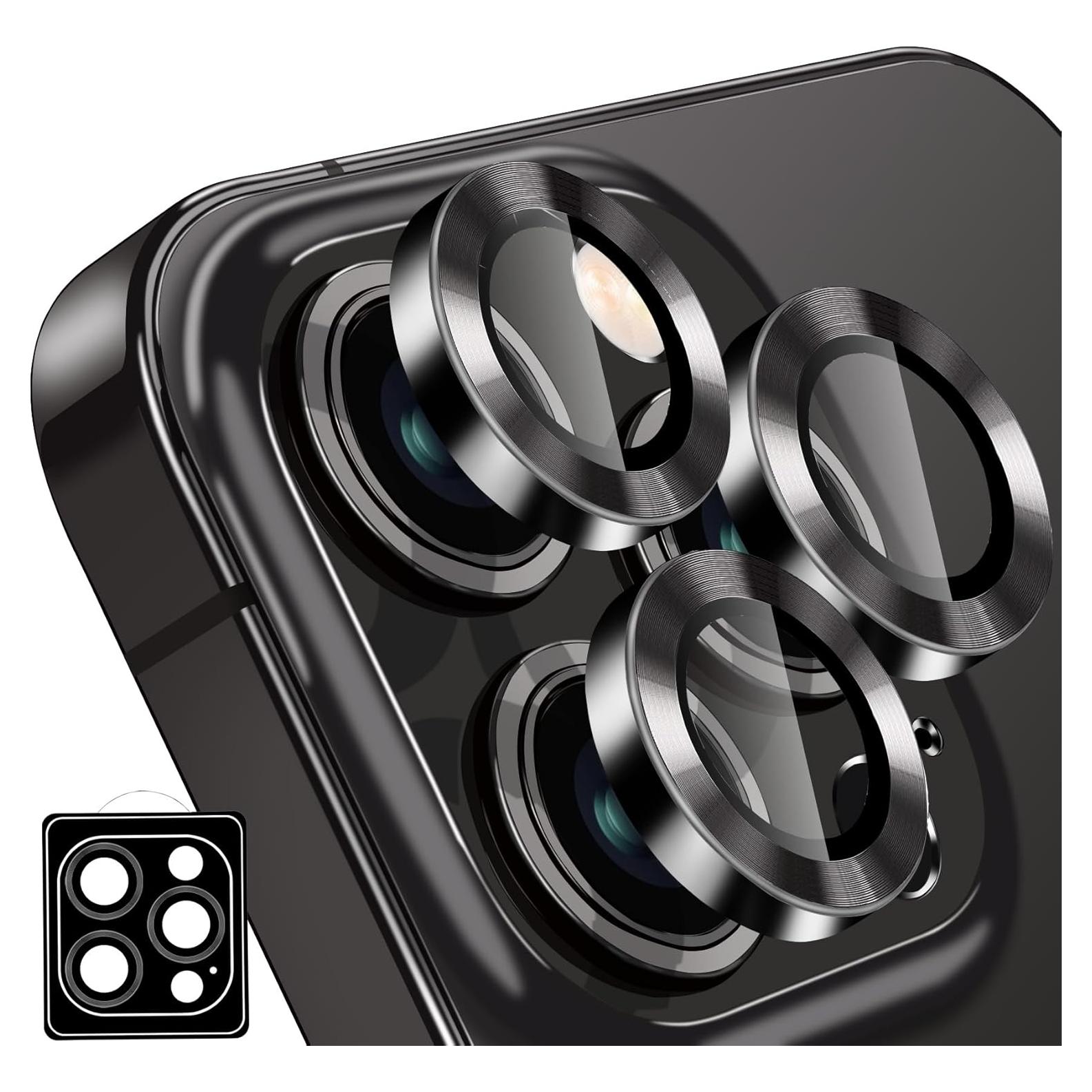 Protector de Lente de Cámara Hsefo para iPhone 16 Pro/Max 9H
