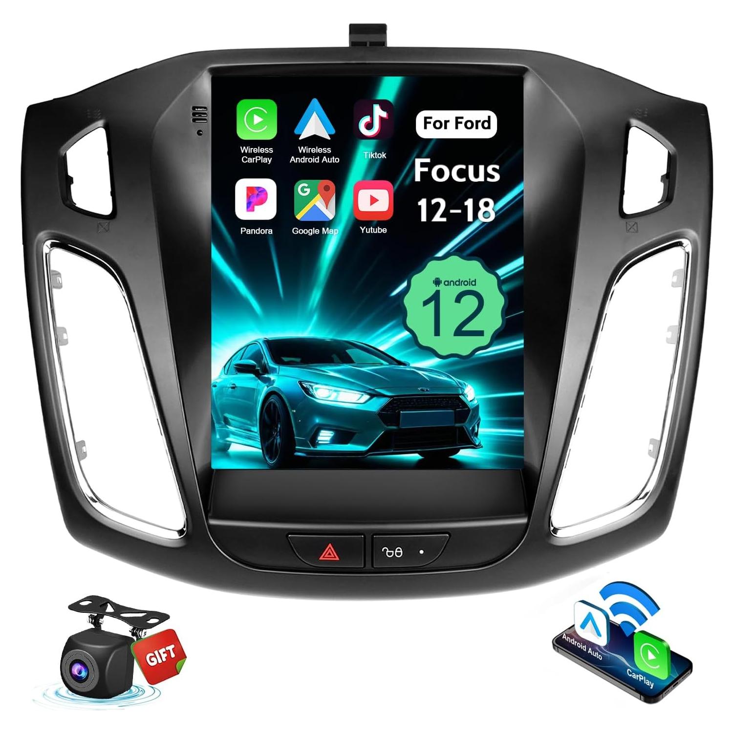 Estéreo de Coche CRUIOLUT Ford Focus 2012-2018 9.7" Android 12