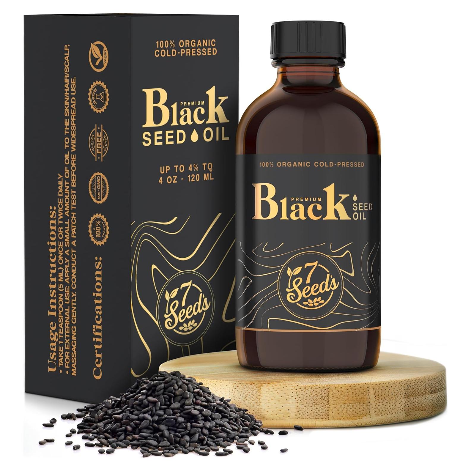 Aceite de Semilla Negra 7 Seeds 120ml - Soporte Inmunológico y Salud