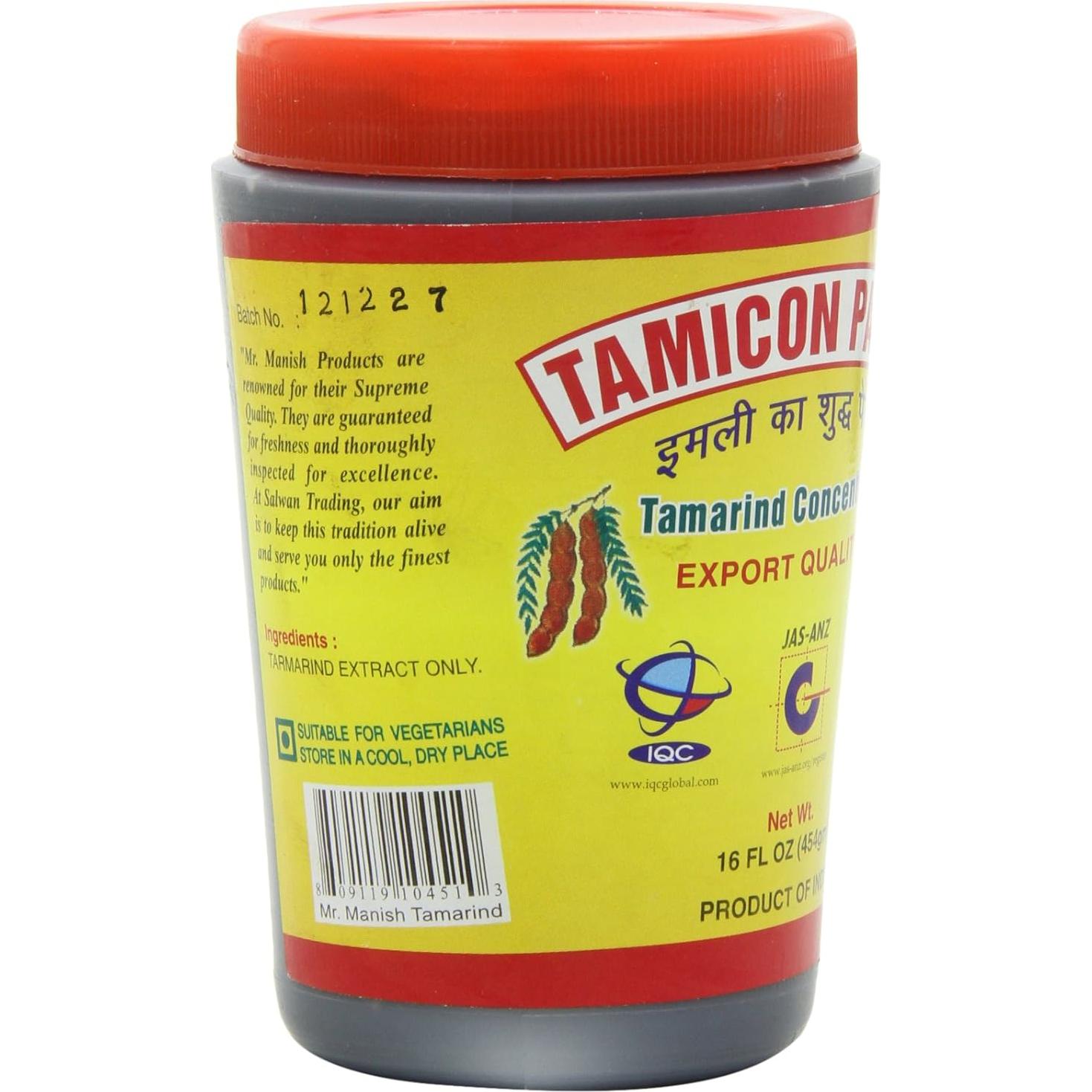 Pasta de Tamarindo Tamicon 0.45 kg - Paquete de 6