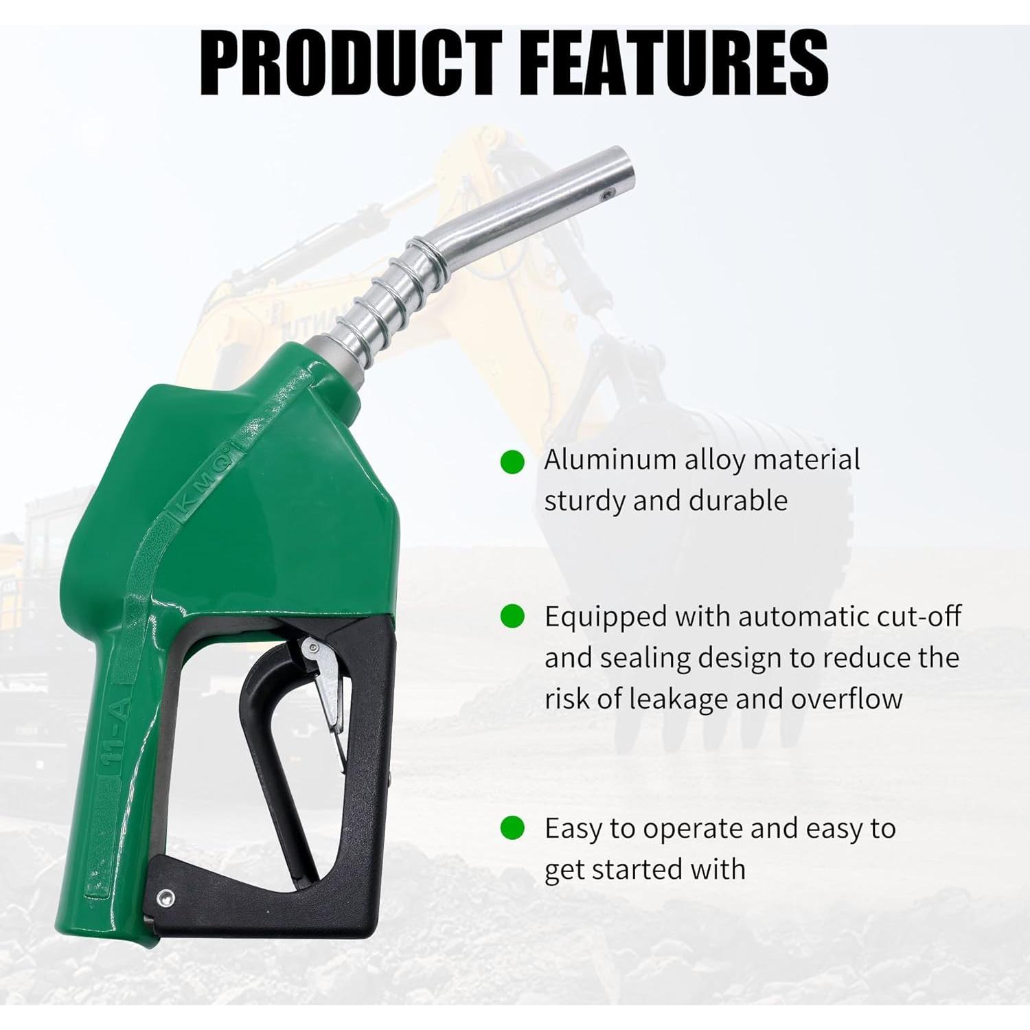 Boquilla automática de combustible OXCANO 3/4" NPT 16 GPM