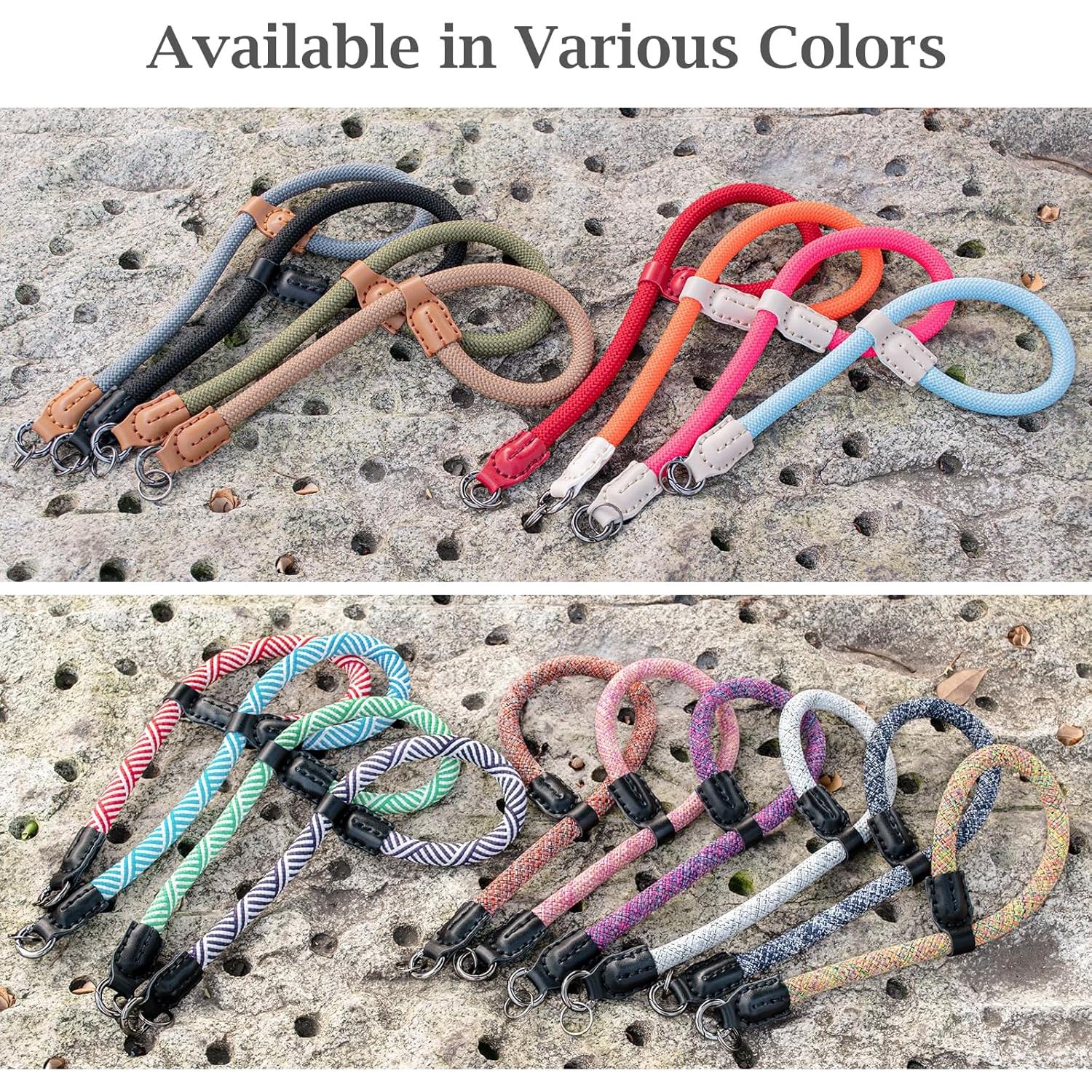 Correa de muñeca para cámara VOVMOEYA - Negro, 21 cm ajustable