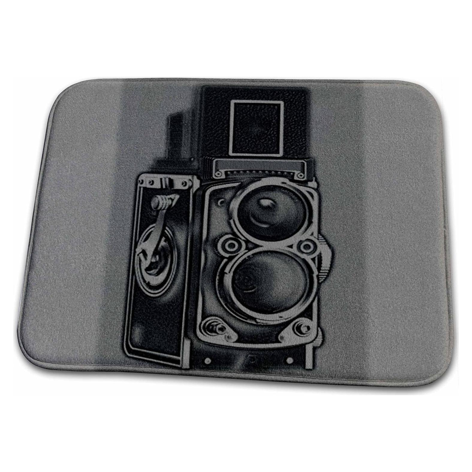 Alfombra de Baño Vintage 3dRose 58.42x45.72 cm Antideslizante