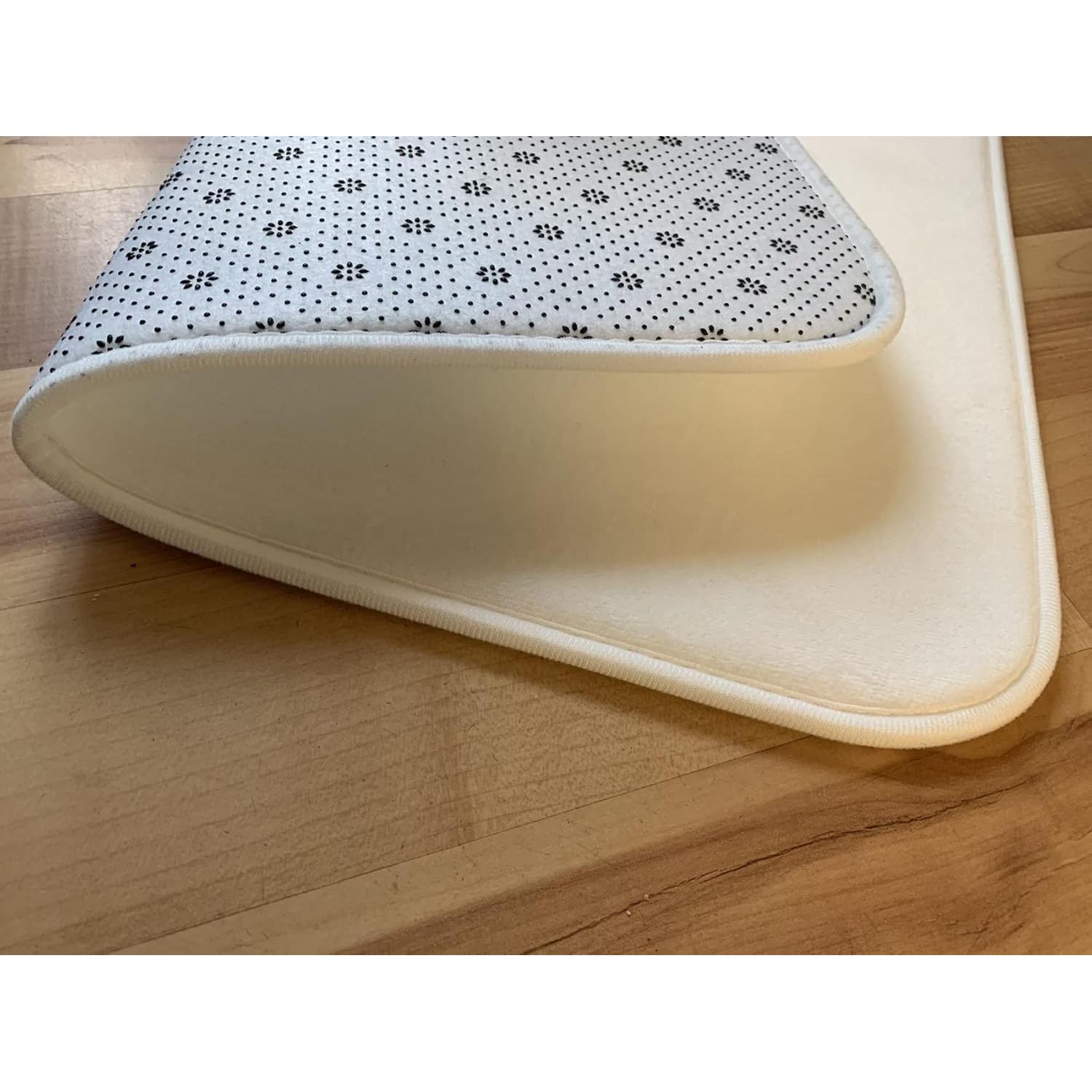 Alfombra de Baño Vintage 3dRose 58.42x45.72 cm Antideslizante