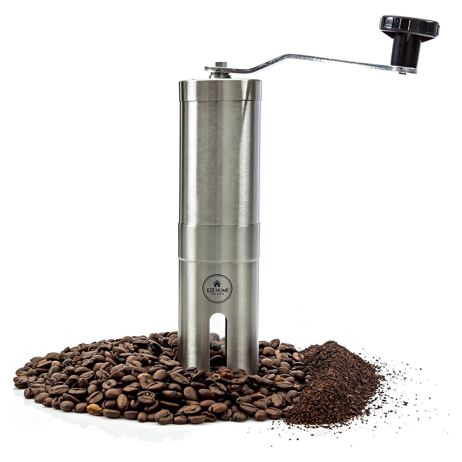 Molino de Café Manual EZE Homegoods Acero Inoxidable 220g