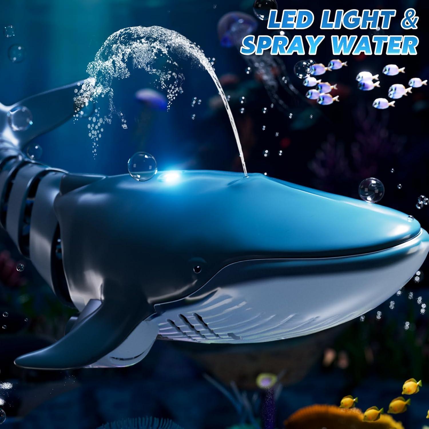 Tiburón Ballena RC WATUDOU 36.8x14x9.9cm Control Remoto